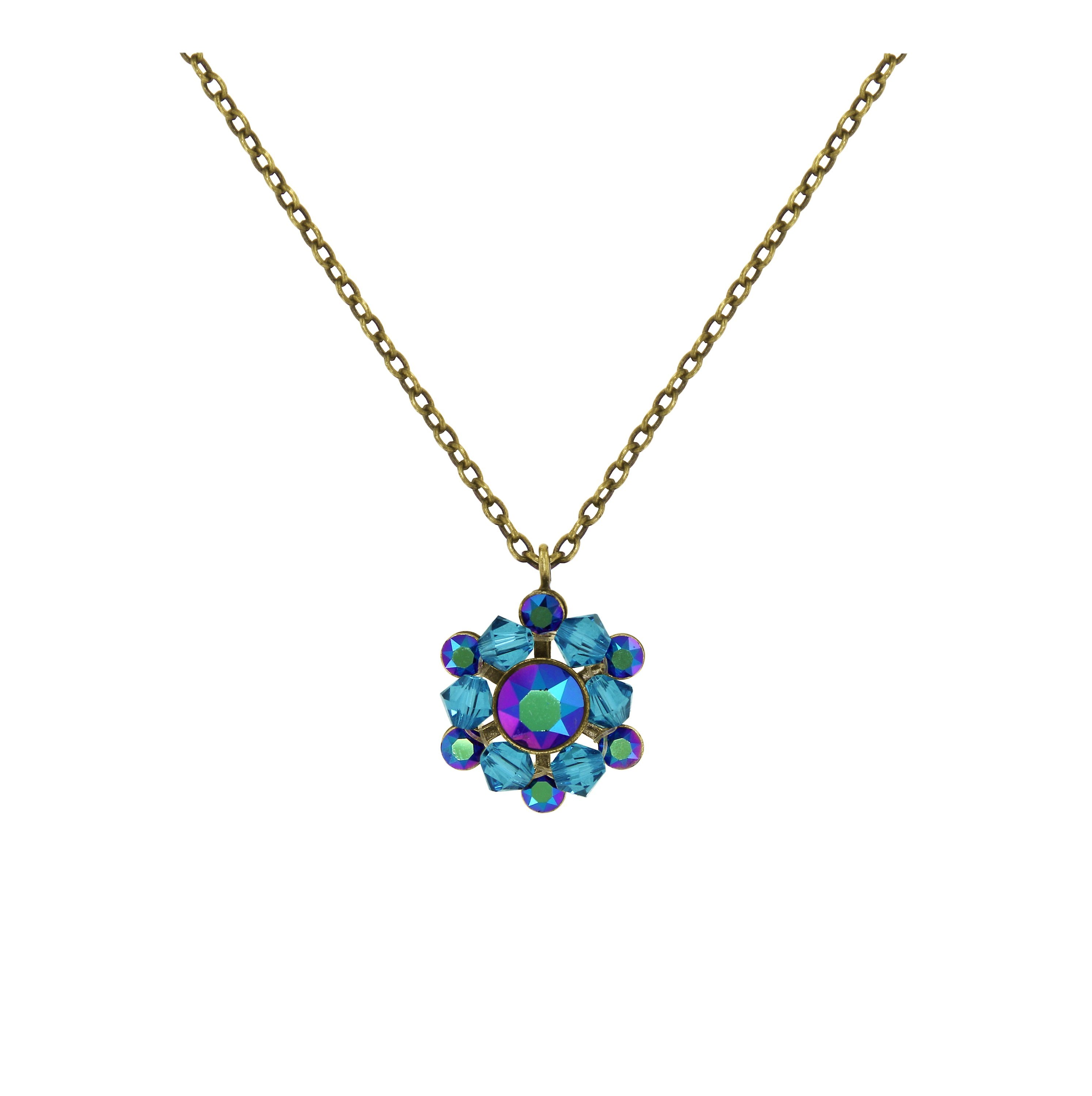 image pour Collier pendant Dutchess Bleu / Lila  
