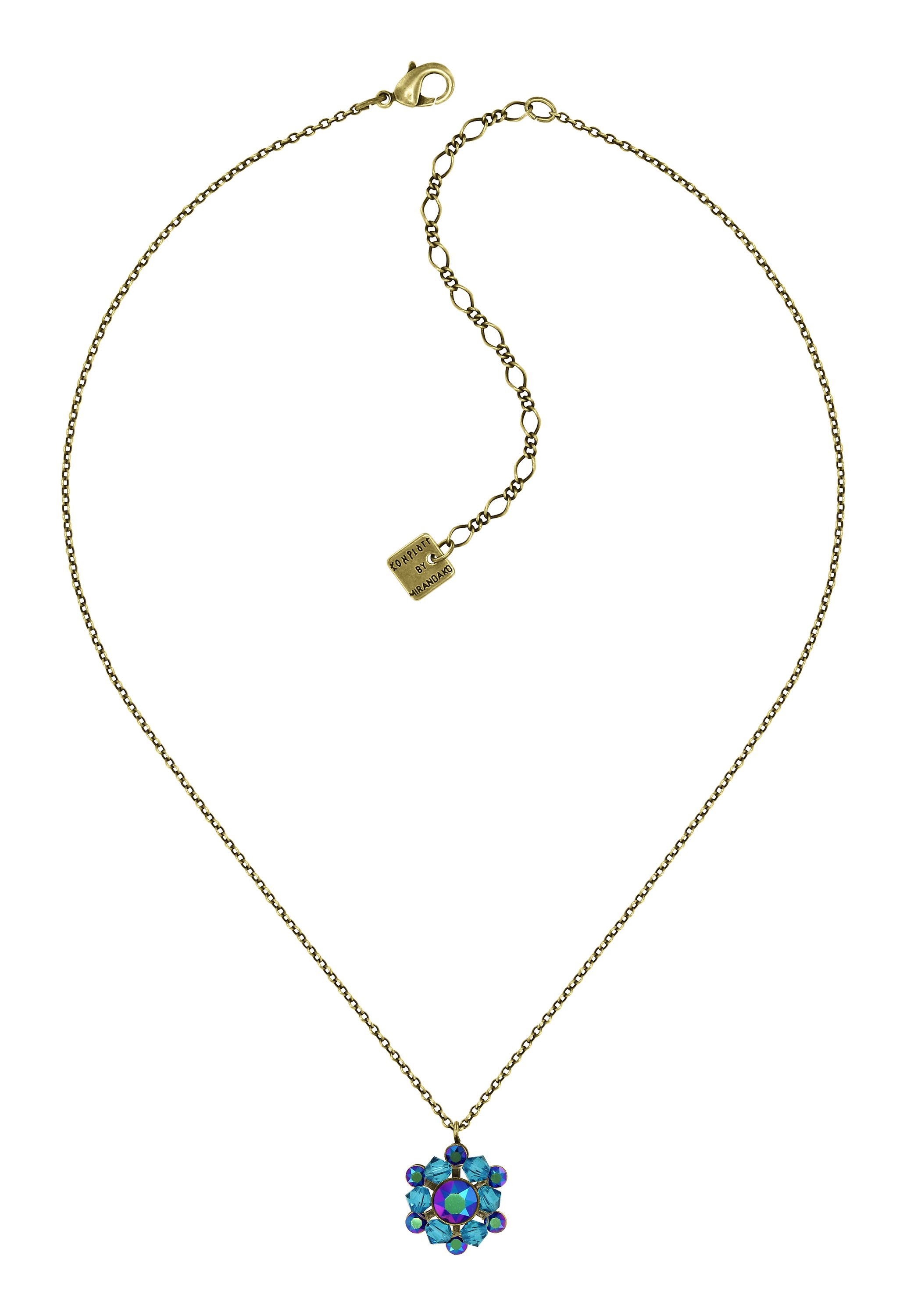 image for Necklace Pendant Dutchess Blue / Lila  