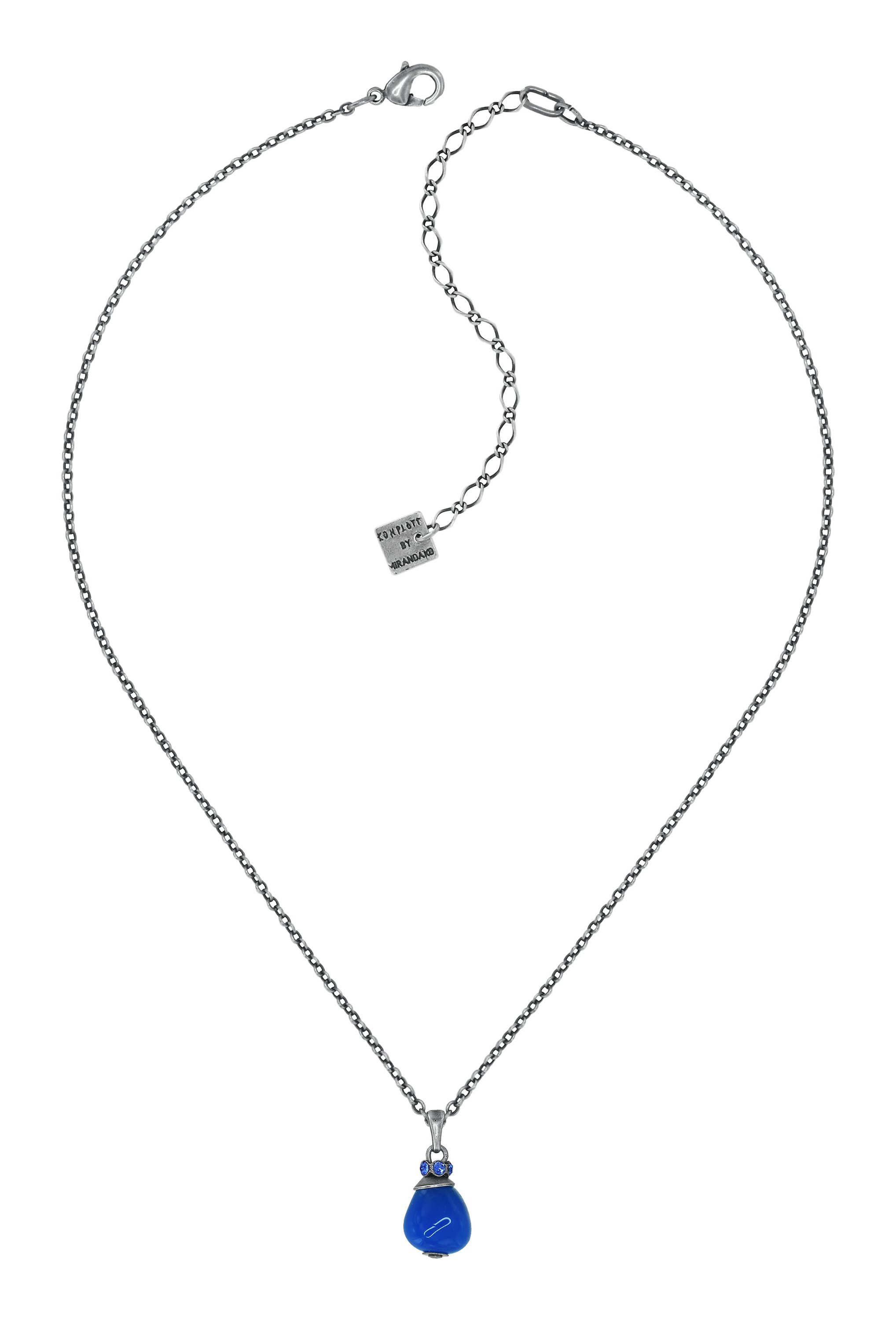 image for Necklace Pendant Fiancee Blue  