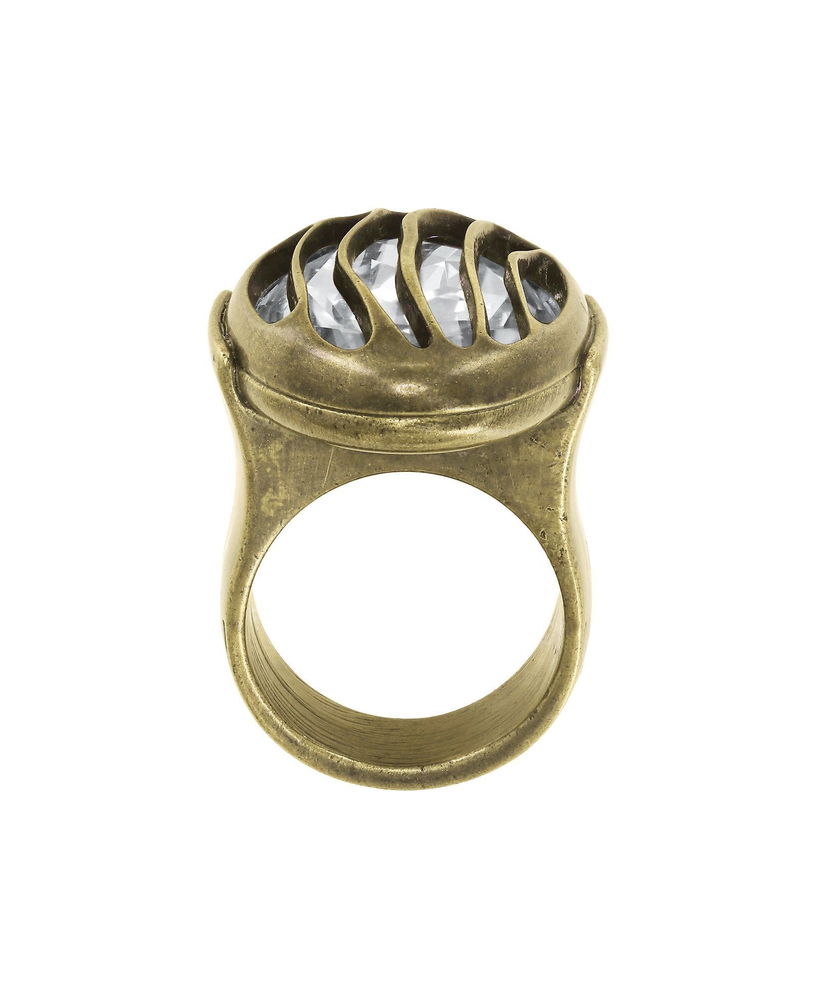 image pour Anneau Captured Blanc crystal small