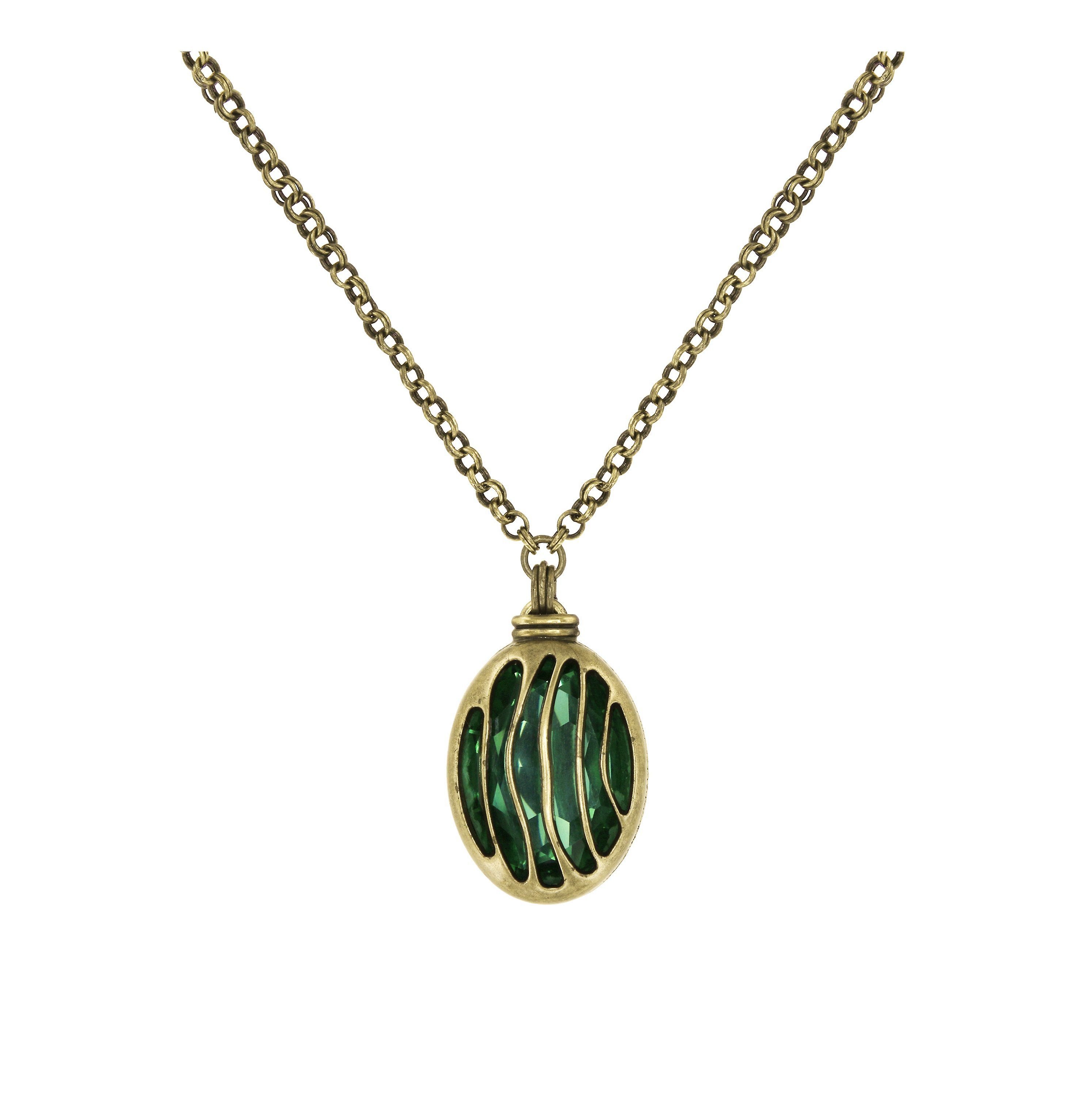 image pour Collier pendant Captured Vert erinite medium