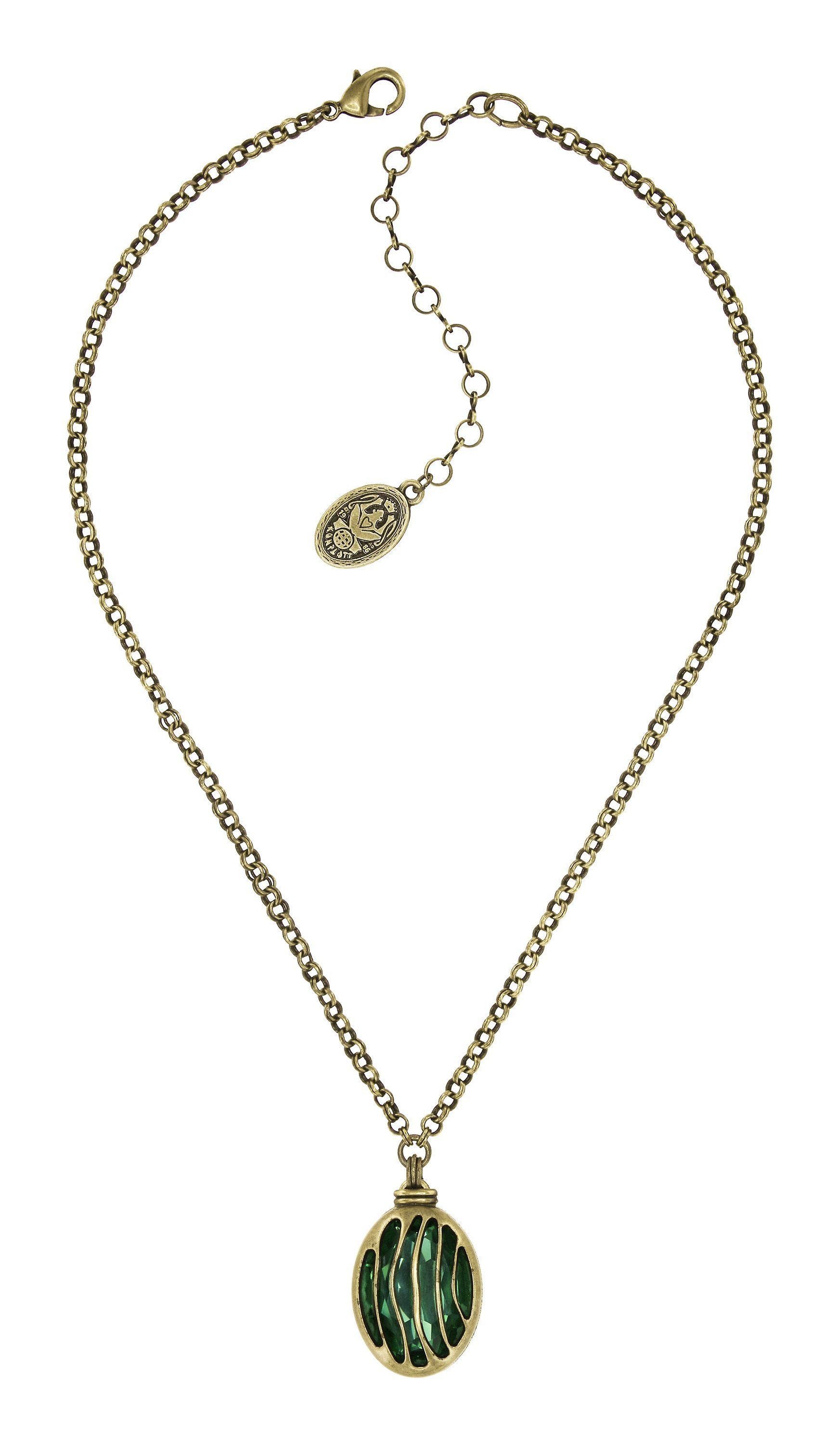 image pour Collier pendant Captured Vert erinite medium