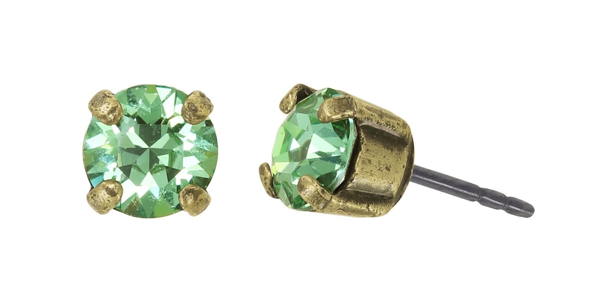 Bild für Ohrstecker Black Jack Grün Peridot SS 29