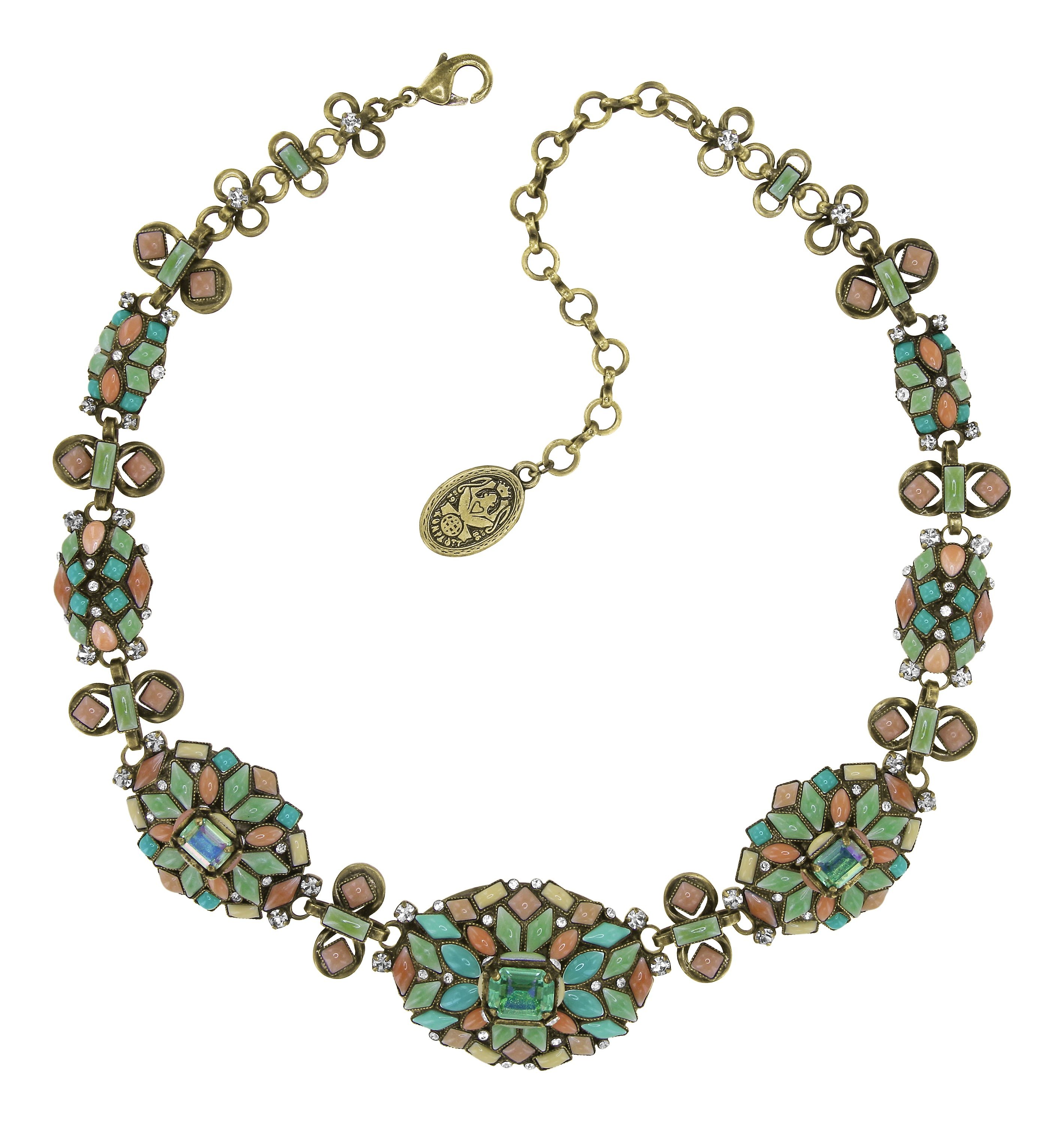 Bild für Halskette Collier Marrakesch Grün  size XL,L,M,S