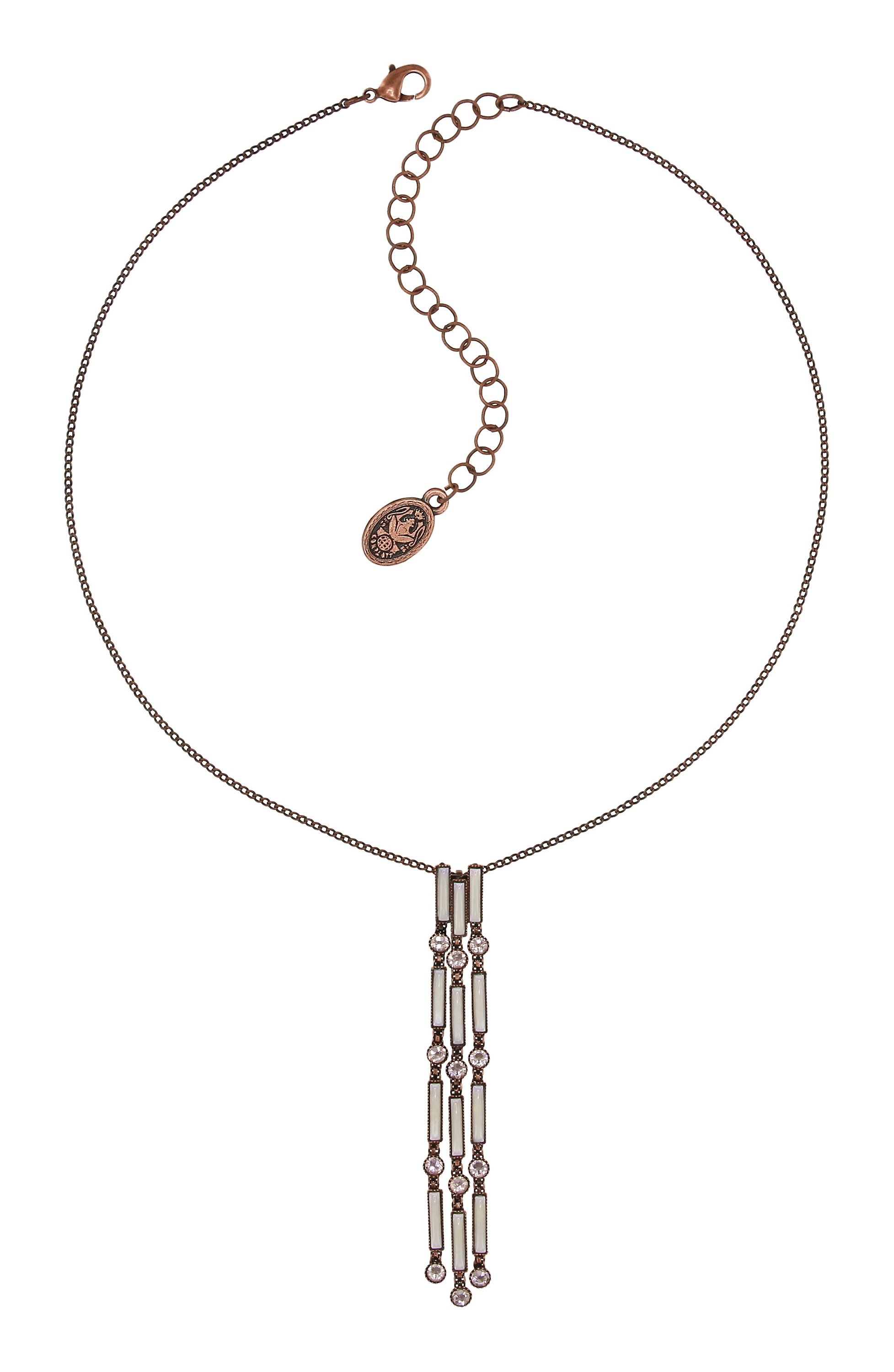 image pour Collier-Y Graphic Flow Rose  