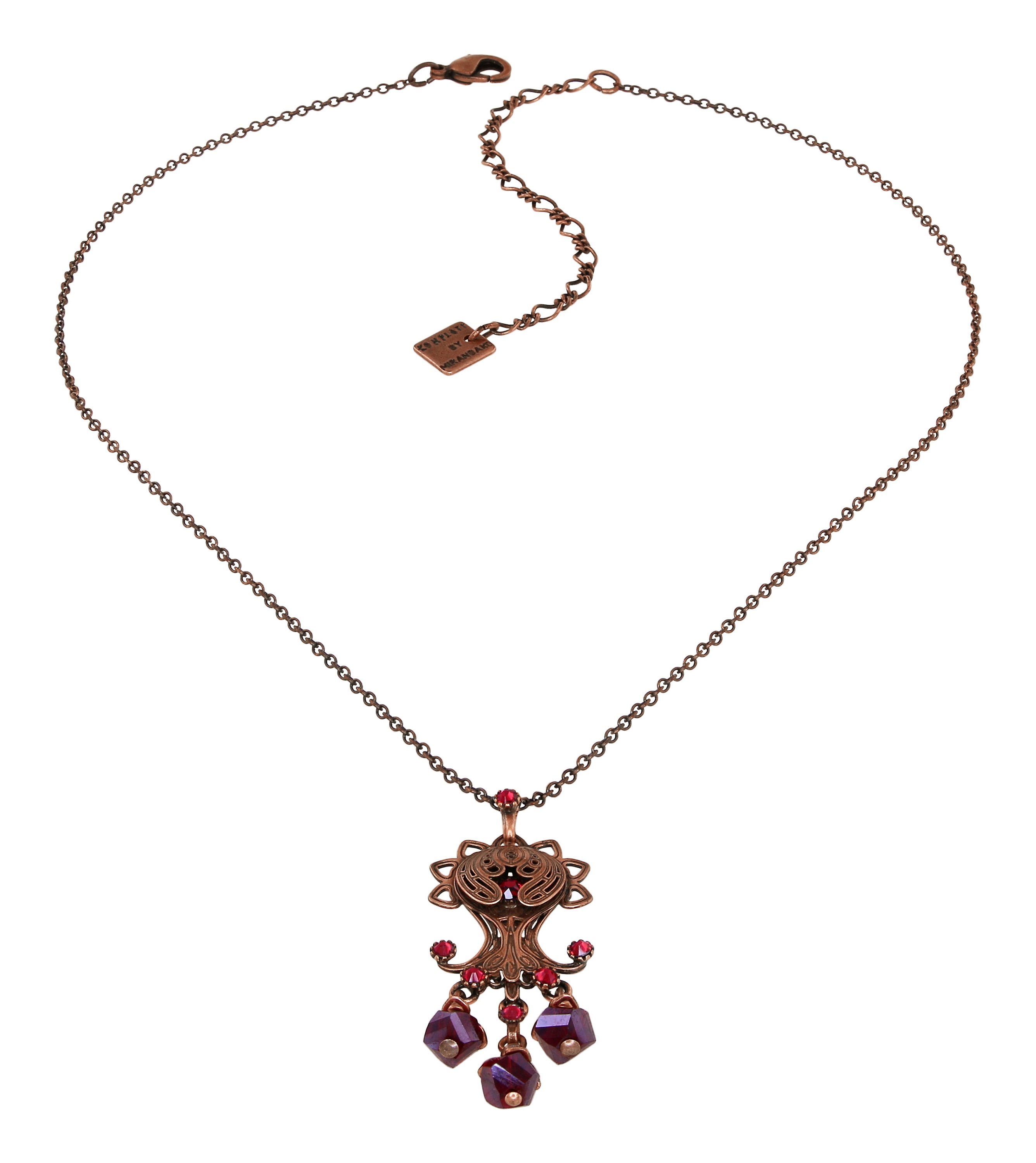 image for Necklace Pendant Harakiri Bloom Red  size S