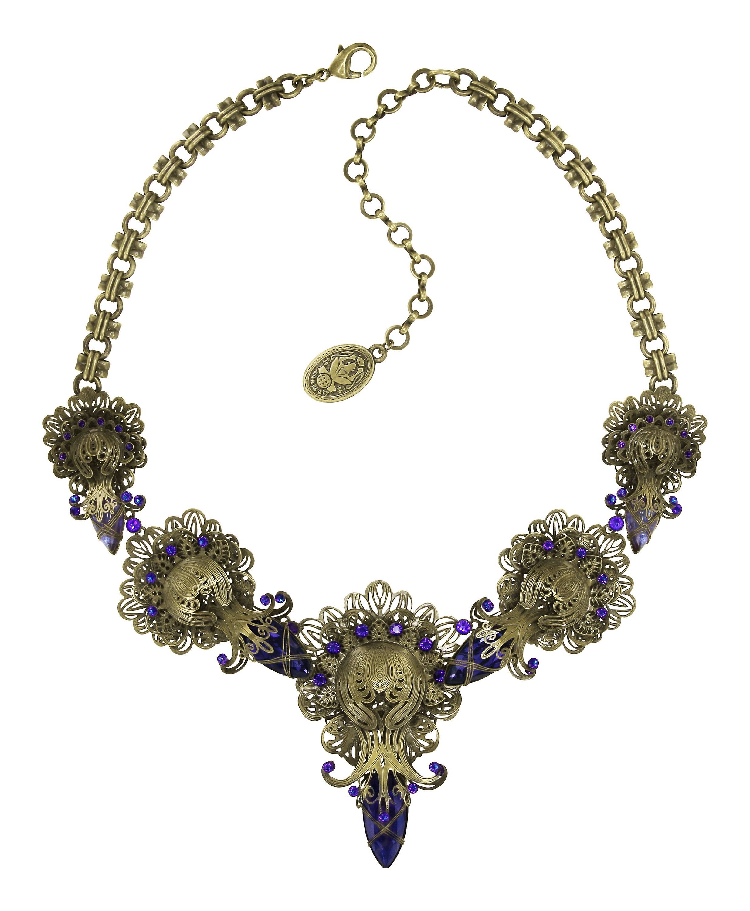 image pour Collier Harakiri Bloom Bleu / Lila  large, medium, small