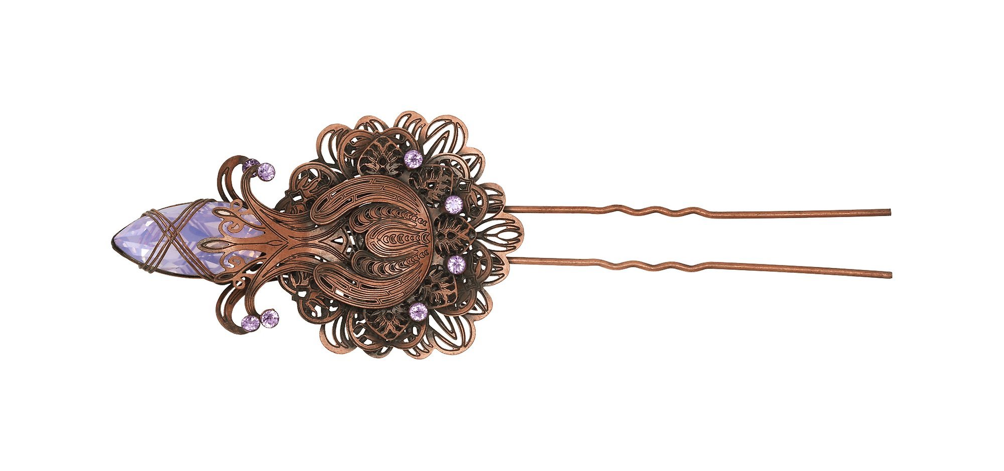 image pour Barrette Harakiri Bloom Rose  medium