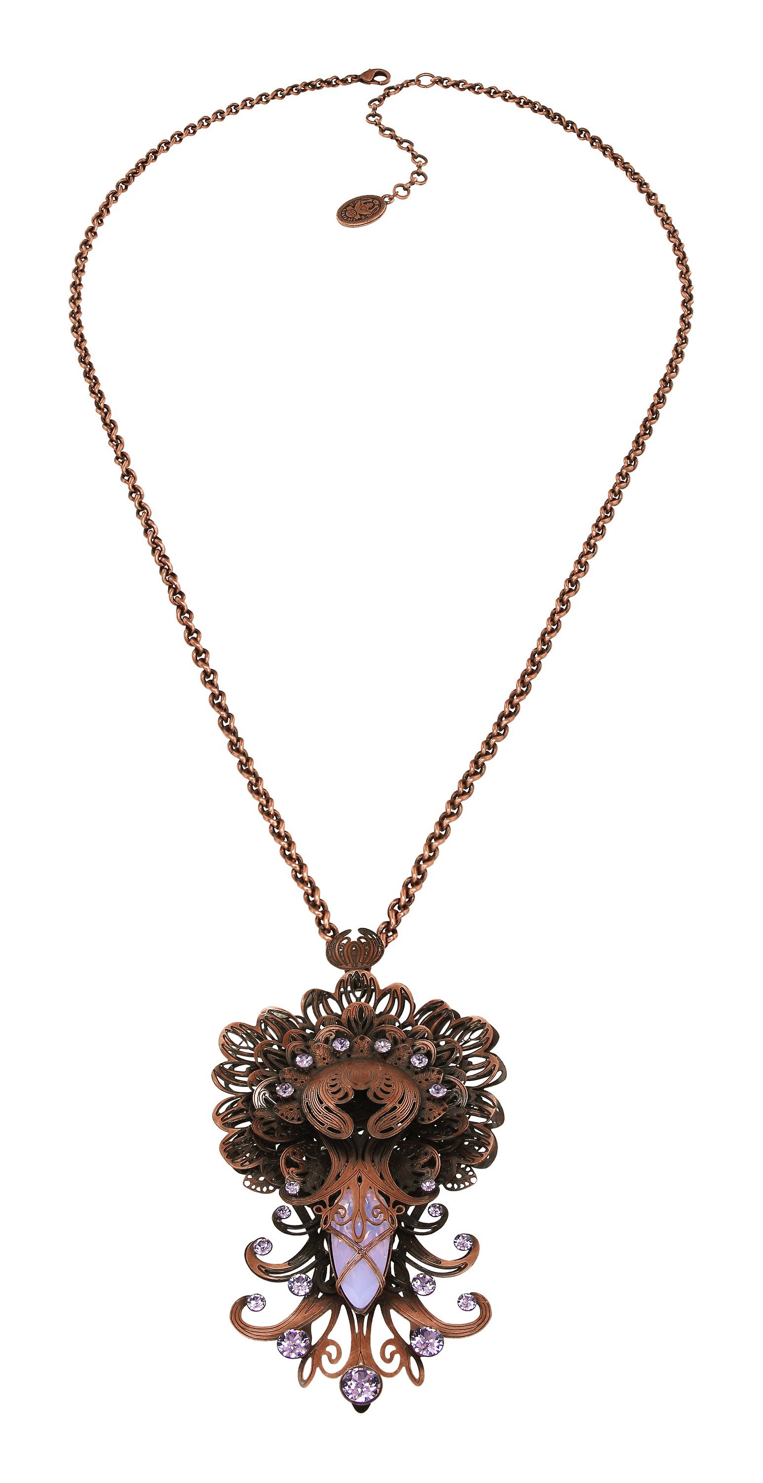 image pour Collier pendant (long) Harakiri Bloom Rose  extra large