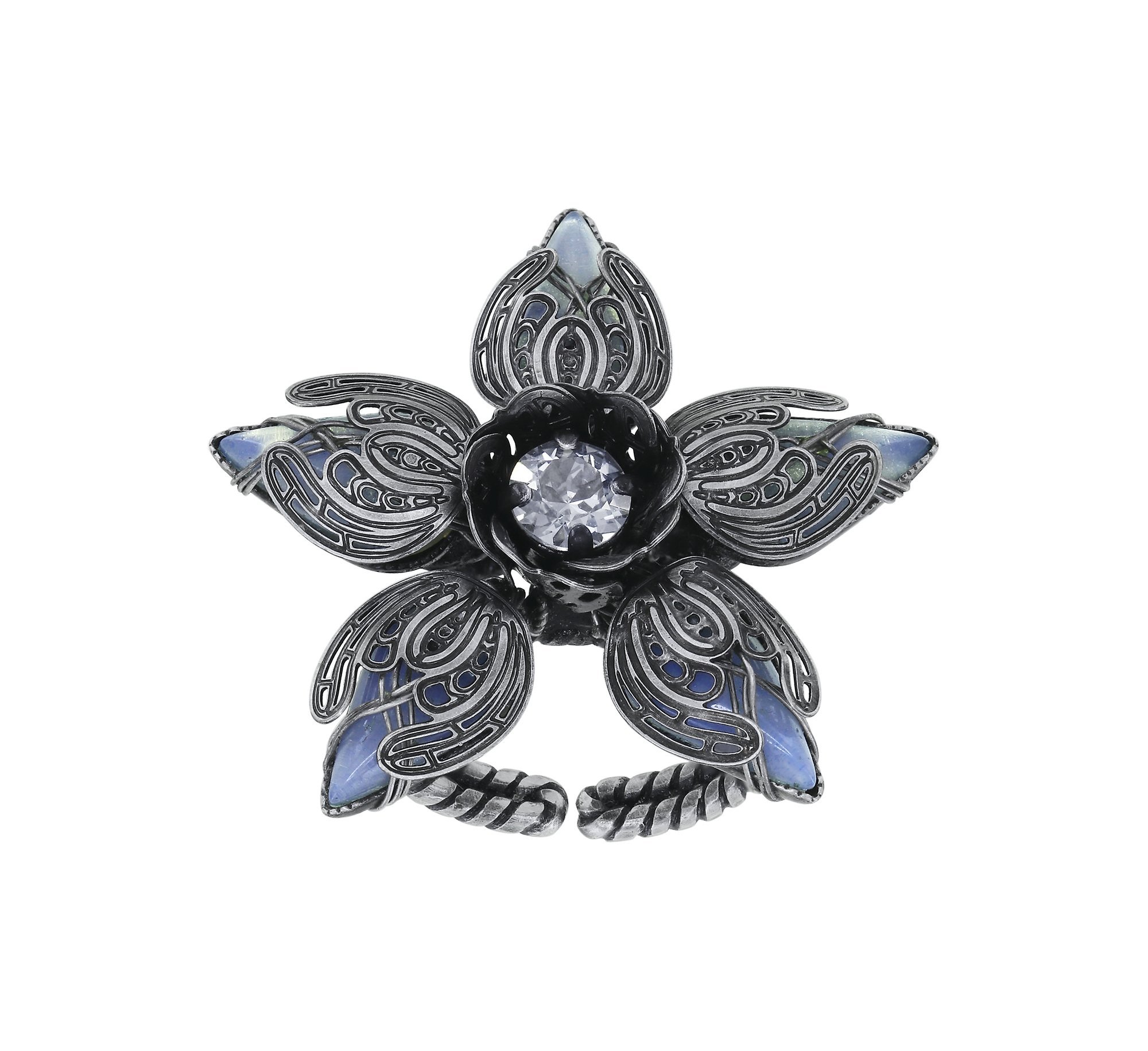 image pour Anneau Harakiri Bloom Blanc  