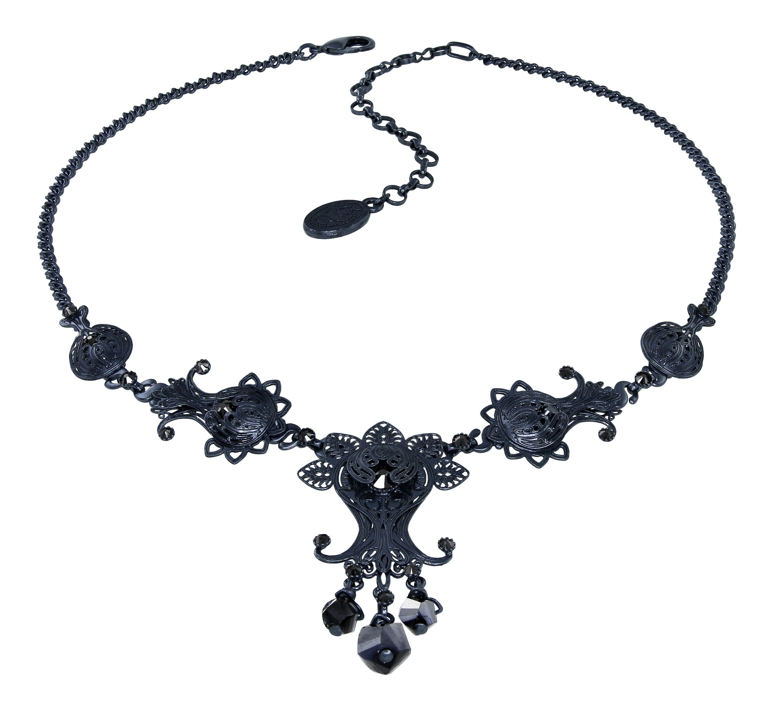 image for Necklace Harakiri Bloom Black  size M,S