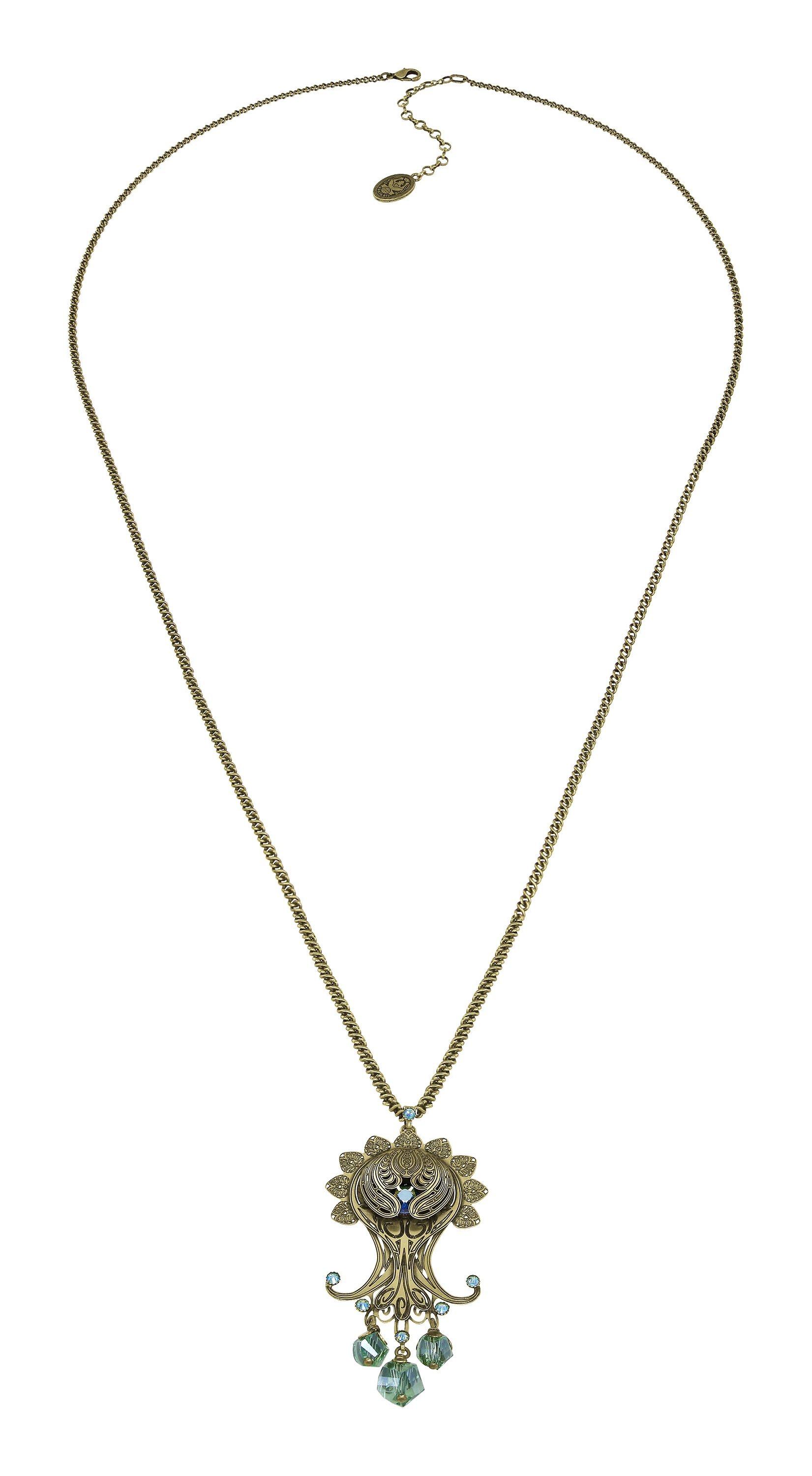 image pour Collier pendant (long) Harakiri Bloom Vert  size L