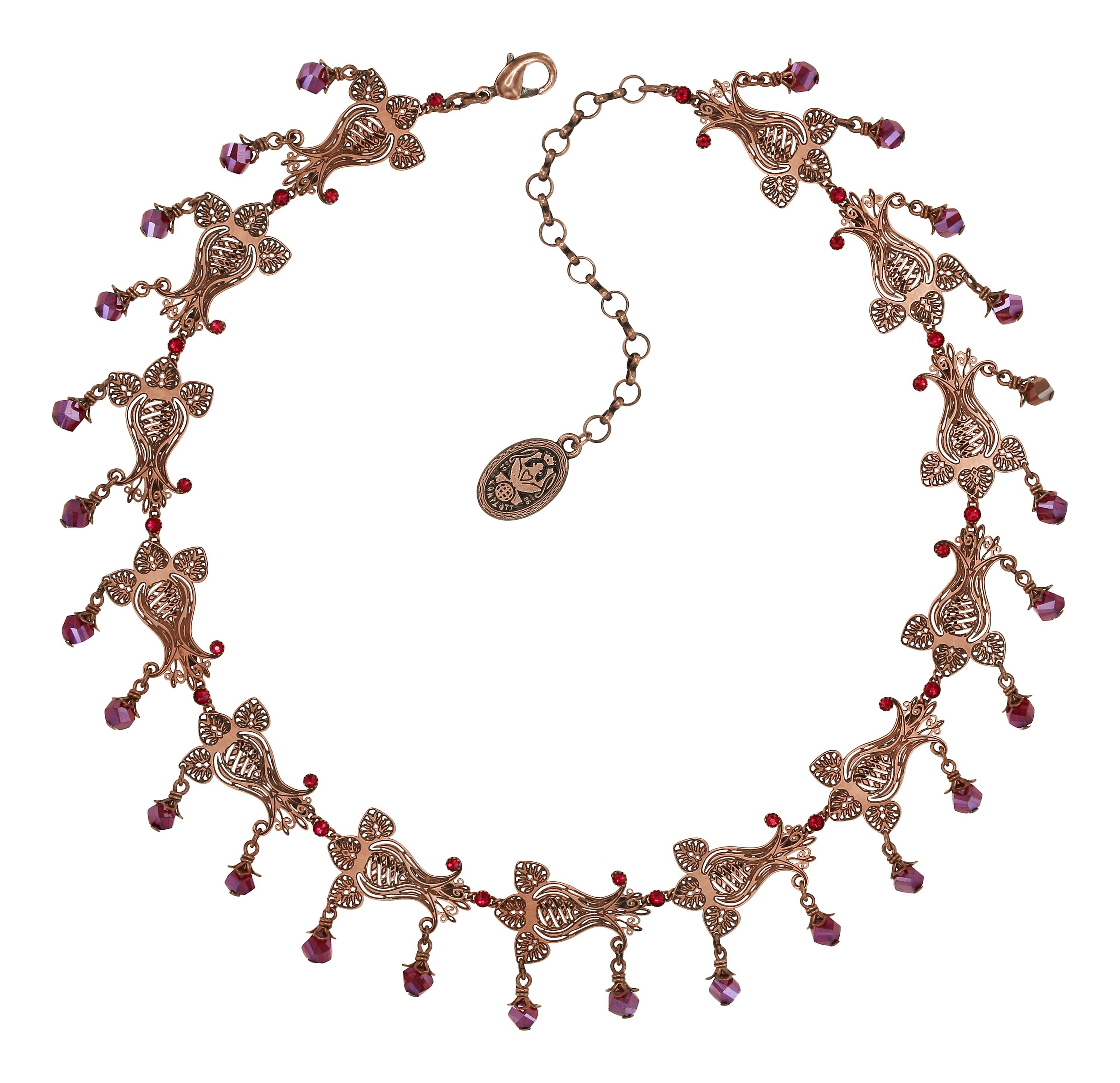 Bild für Halskette Harakiri Bloom Rot  