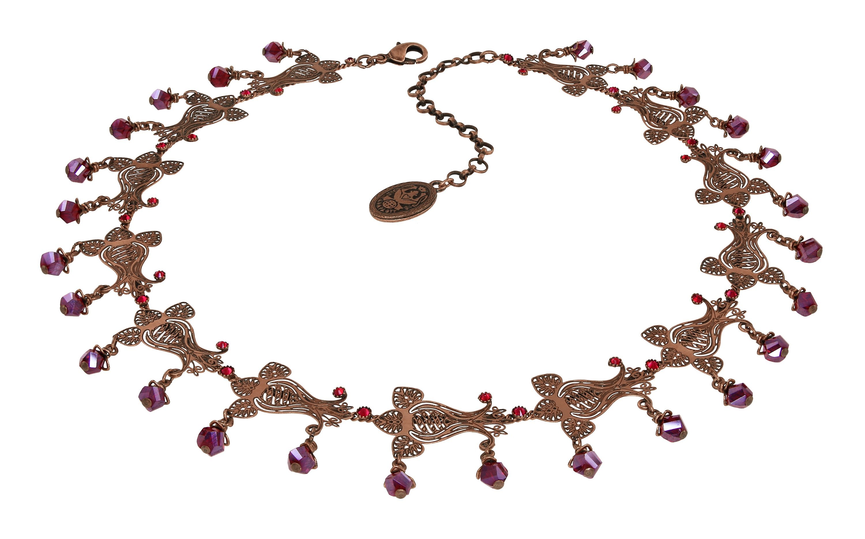 image pour Collier Harakiri Bloom Rouge  