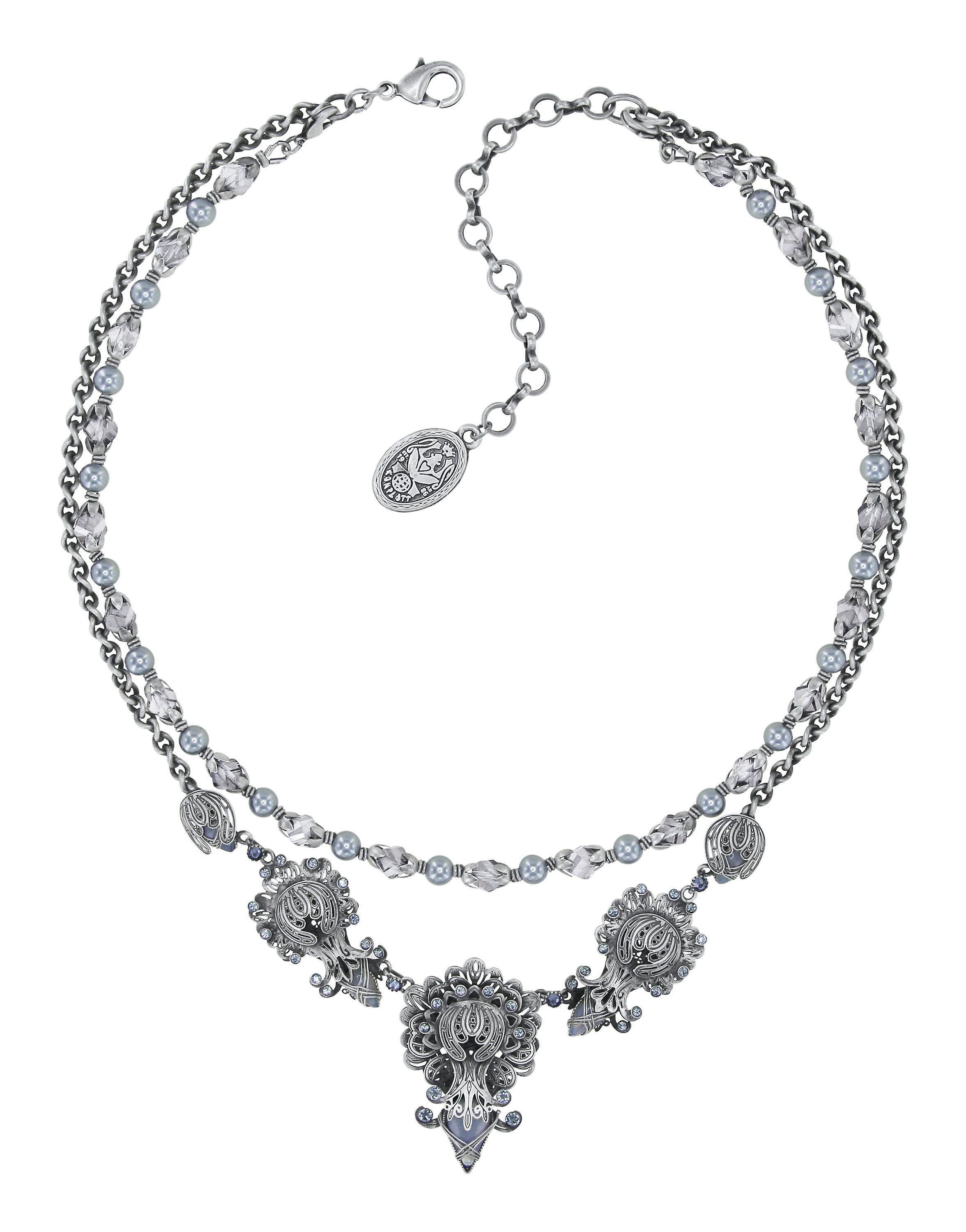 image for Necklace Harakiri Bloom White  small, extra small