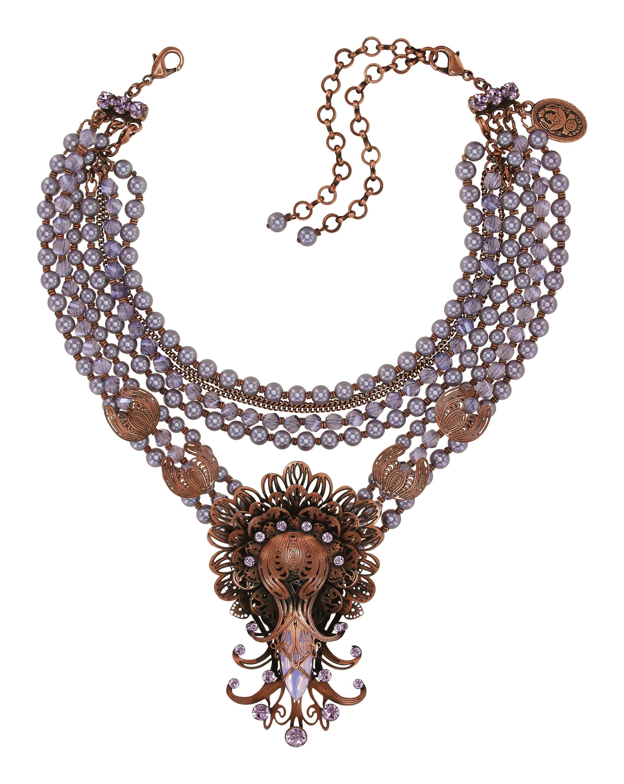 image pour Collier ras-de-cou Harakiri Bloom Rose  extra large