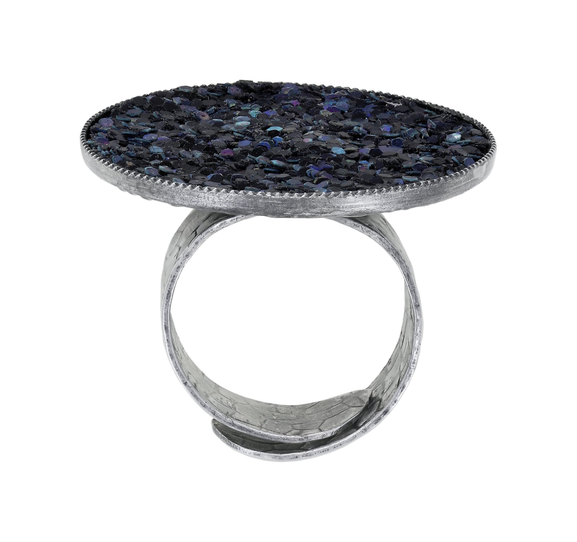 image pour Anneau Studio 54 Noir  size L