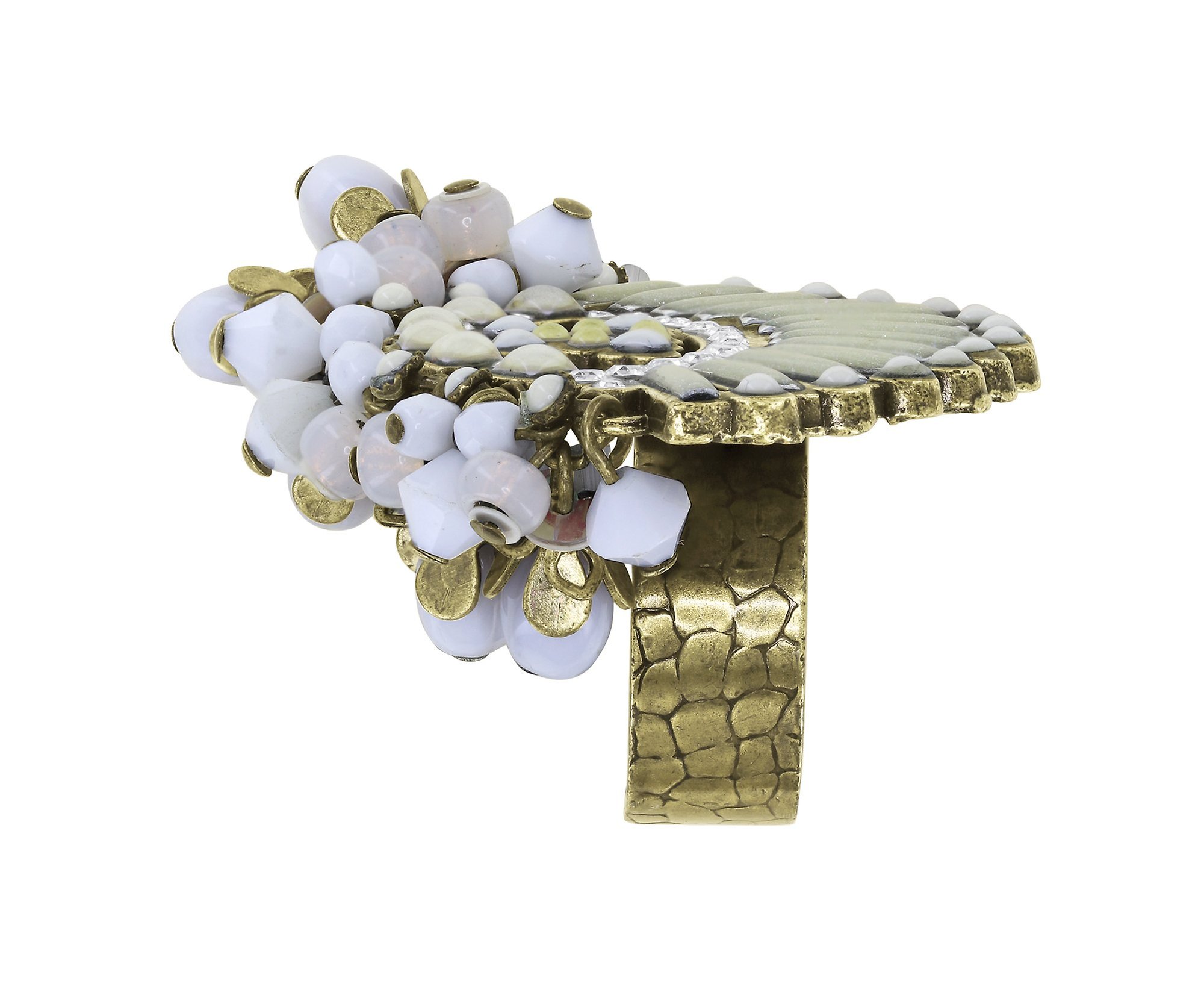 image pour Anneau Mandala Blanc  