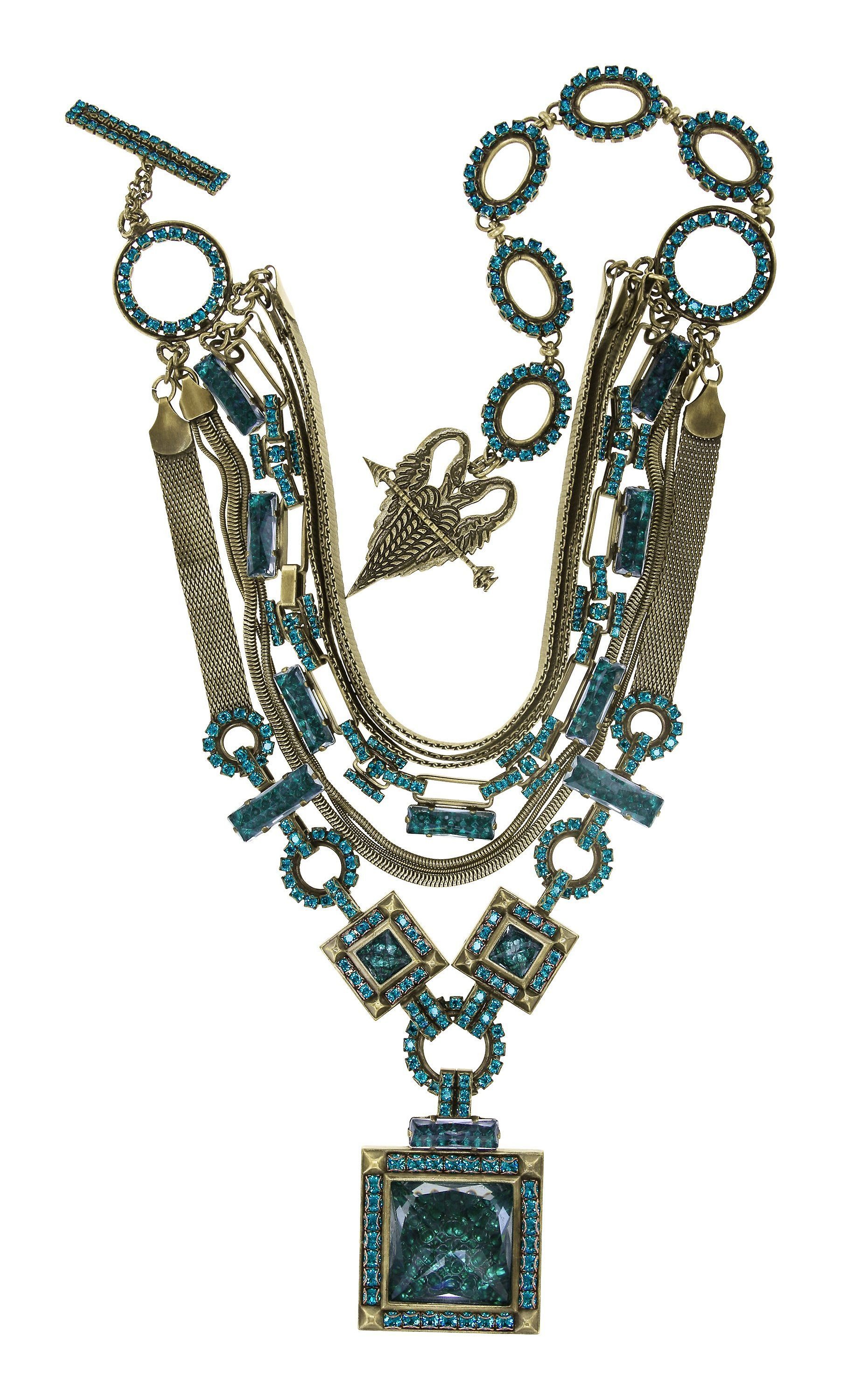 Bild für Halskette Collier Iceberg De Luxe Grün  