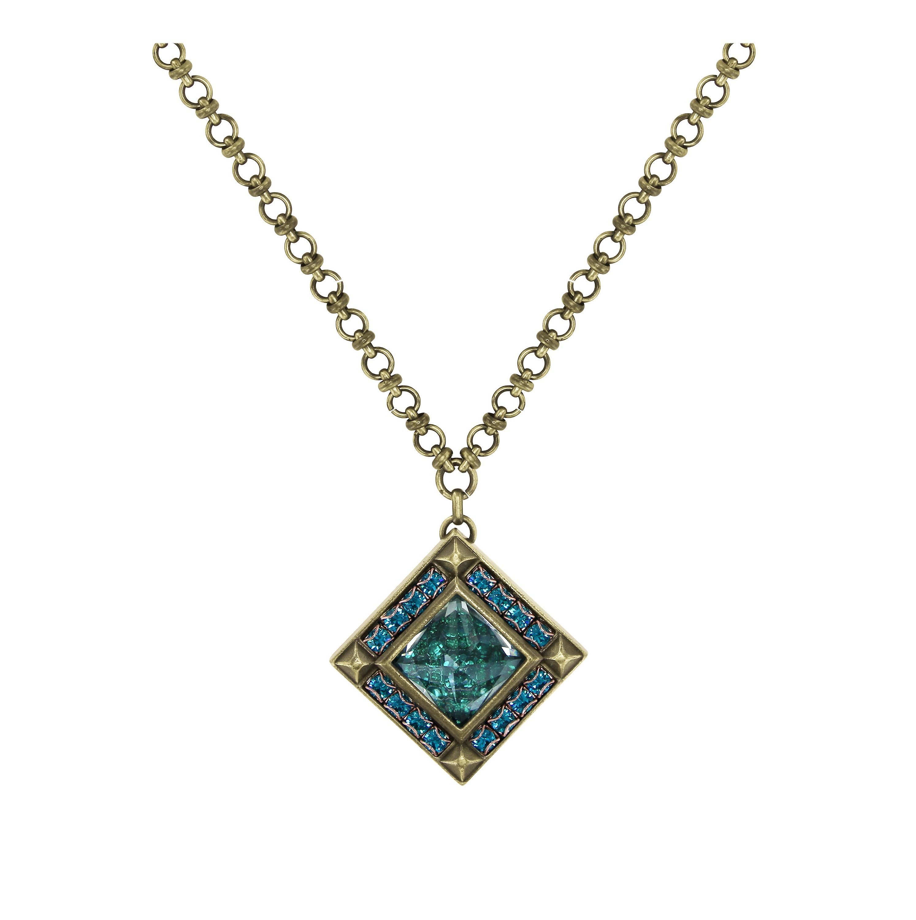 Bild für Halskette mit Anh&auml;nger Iceberg De Luxe Grün  