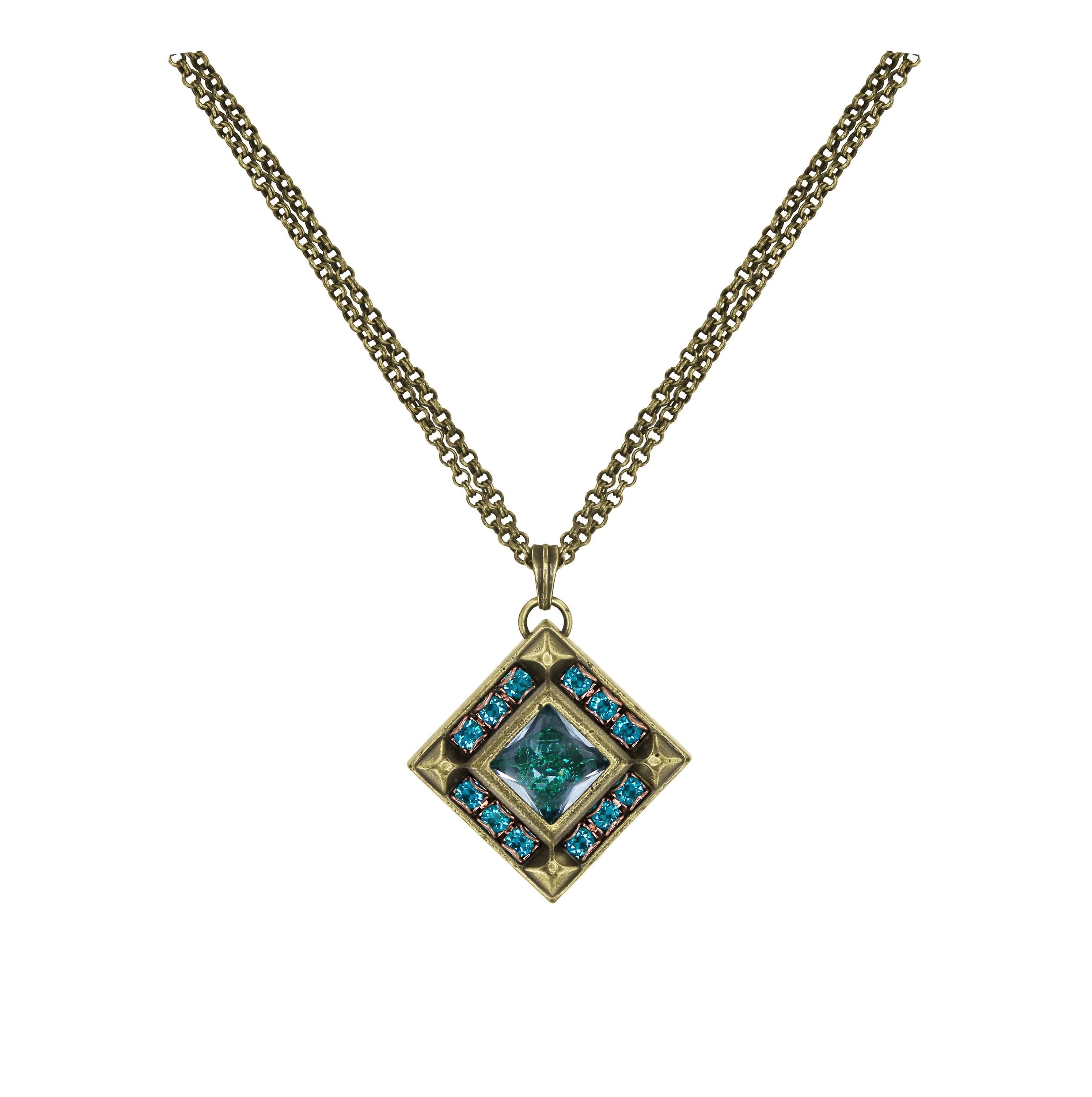 image pour Collier pendant Iceberg De Luxe Bleu  