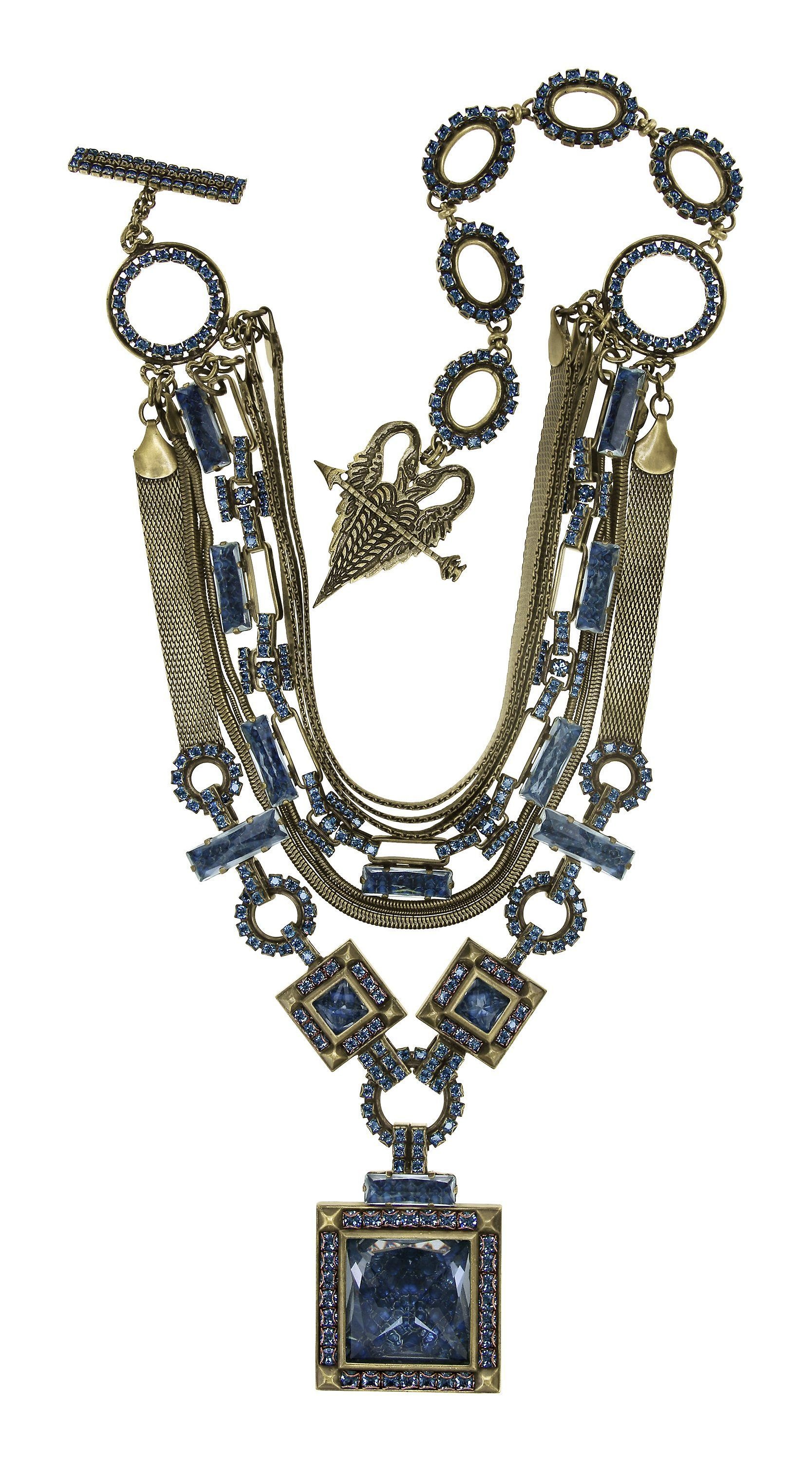 image pour Collier Collier Iceberg De Luxe Bleu  