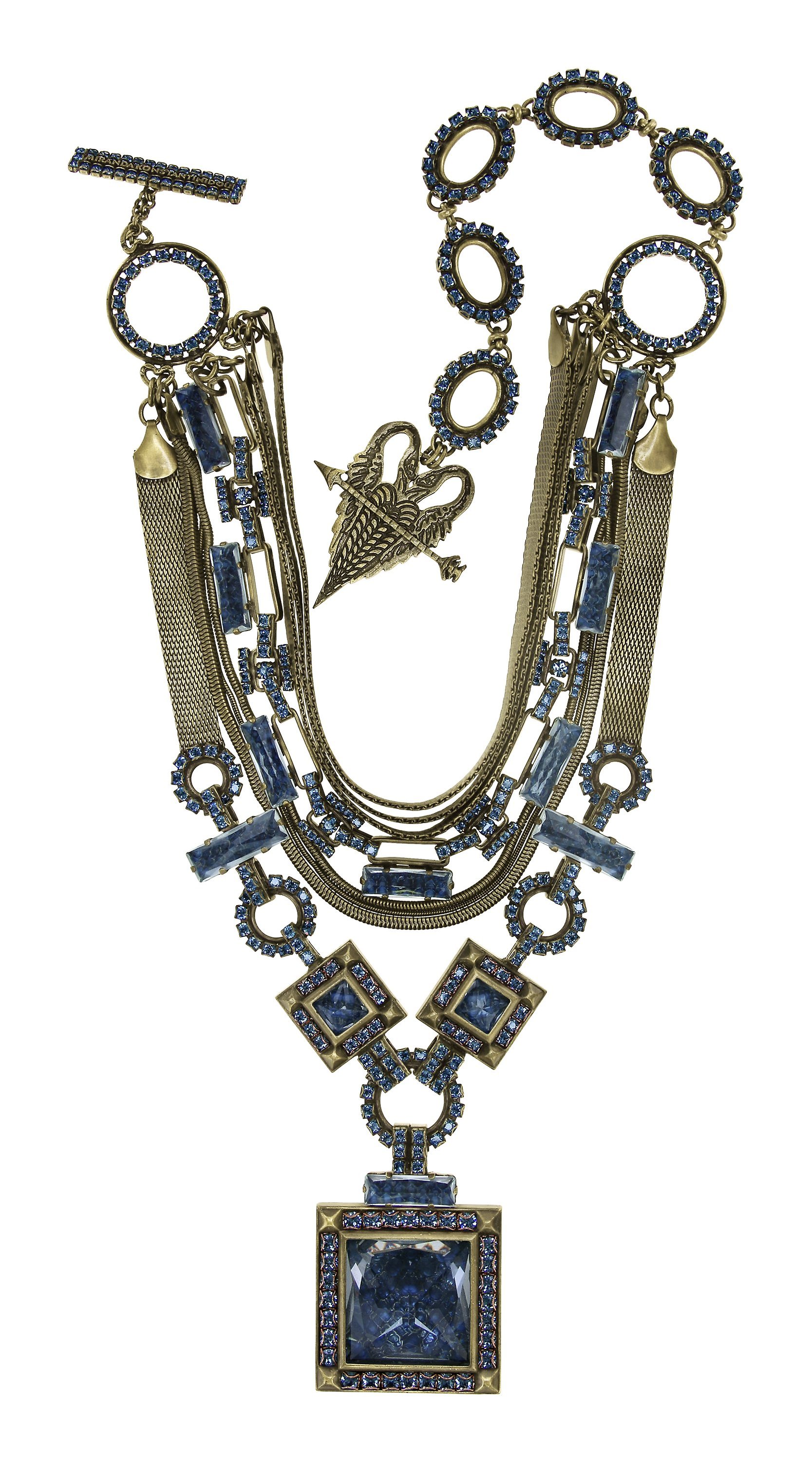 image for Necklace Collier Iceberg De Luxe Blue  