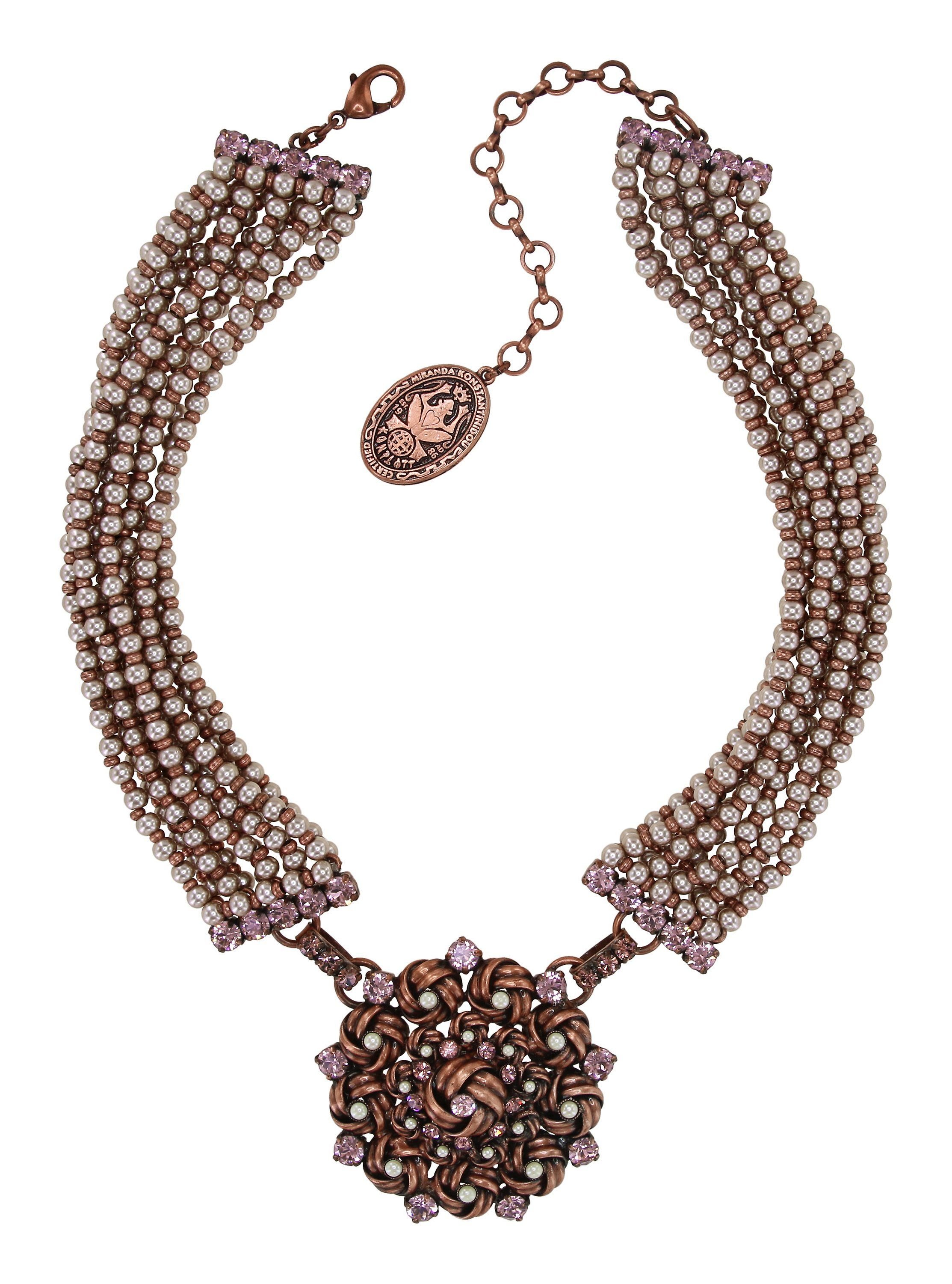 Bild für Halskette Collier La Comtesse II Braun  Größe XL