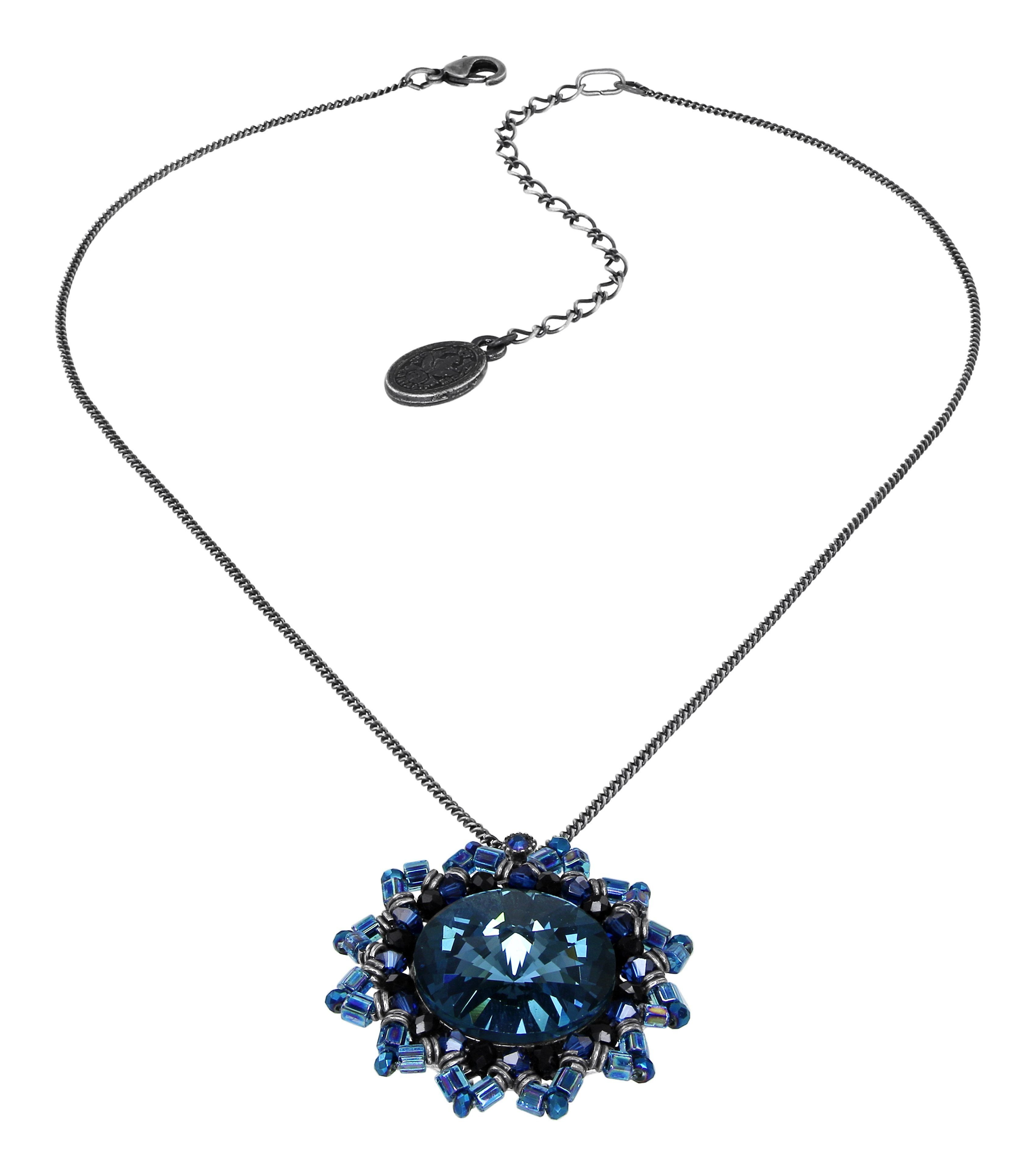 image pour Collier pendant Soft Temptations Noir / Bleu  
