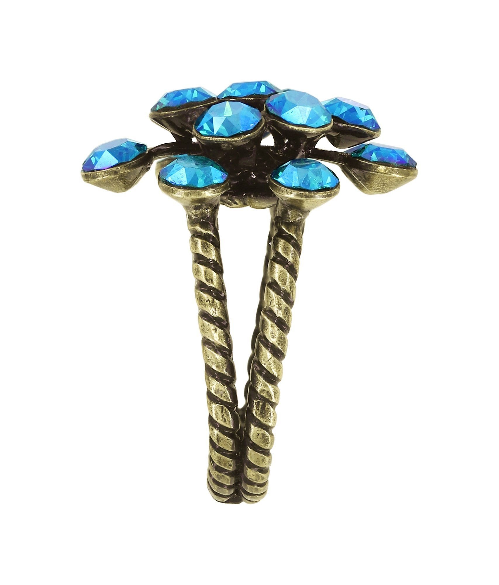 image for Ring Magic Fireball Blue / Green blue zircon shimmer Classic Size (21mm Ø)