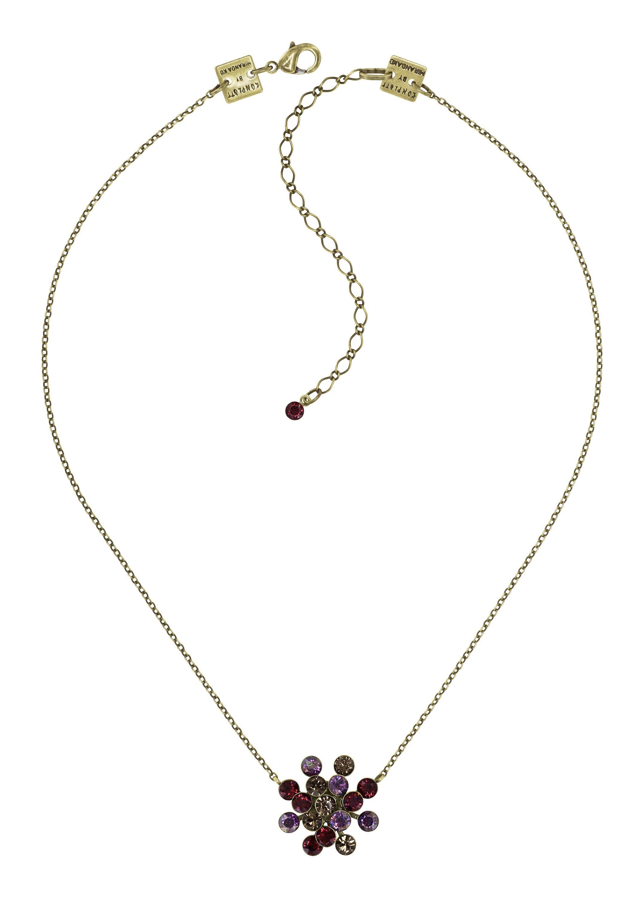 image for Necklace Pendant Magic Fireball Red / Brown  Classic Size (21mm Ø)