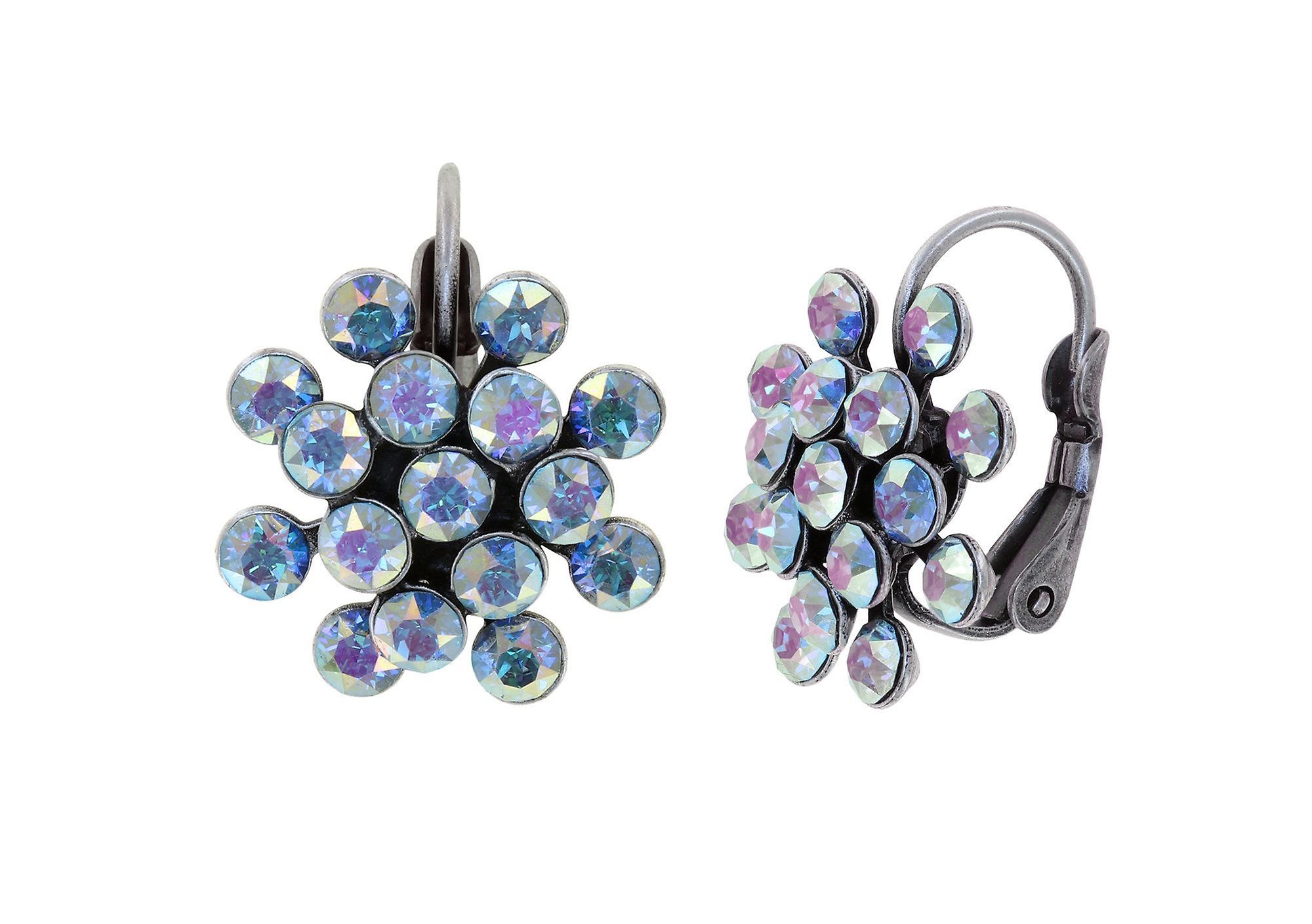 image pour Boucles d'oreilles Eurowire Magic Fireball Aurore Boréale blue/lila mini