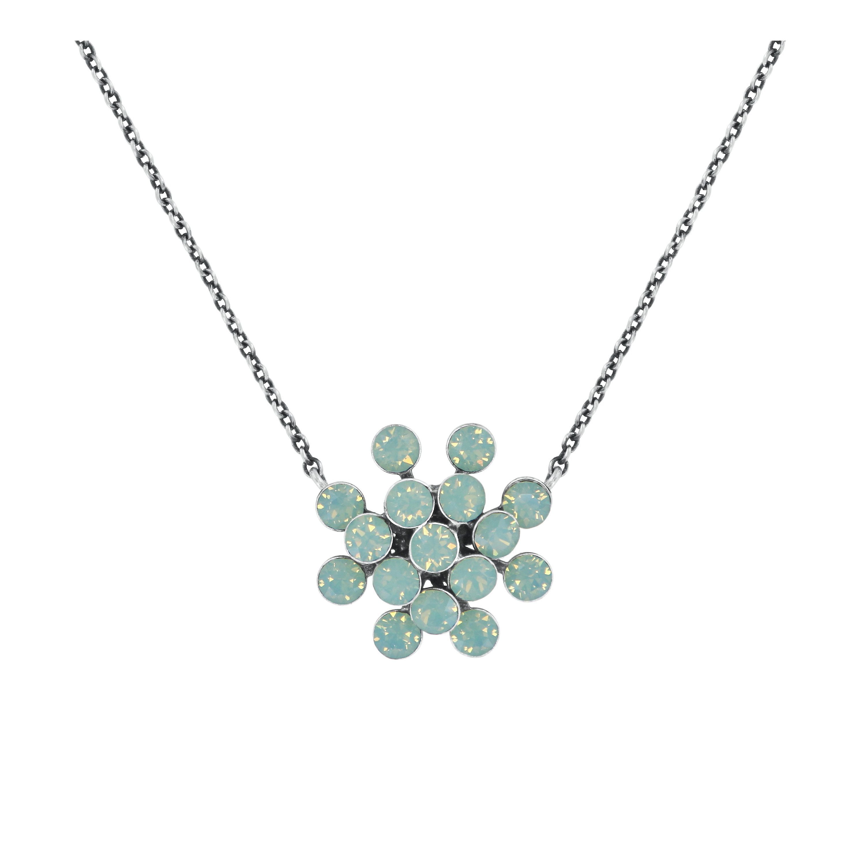 Bild für Halskette mit Anh&auml;nger Magic Fireball Hellgrün Chrysolit opal Classic Size (21mm Ø)