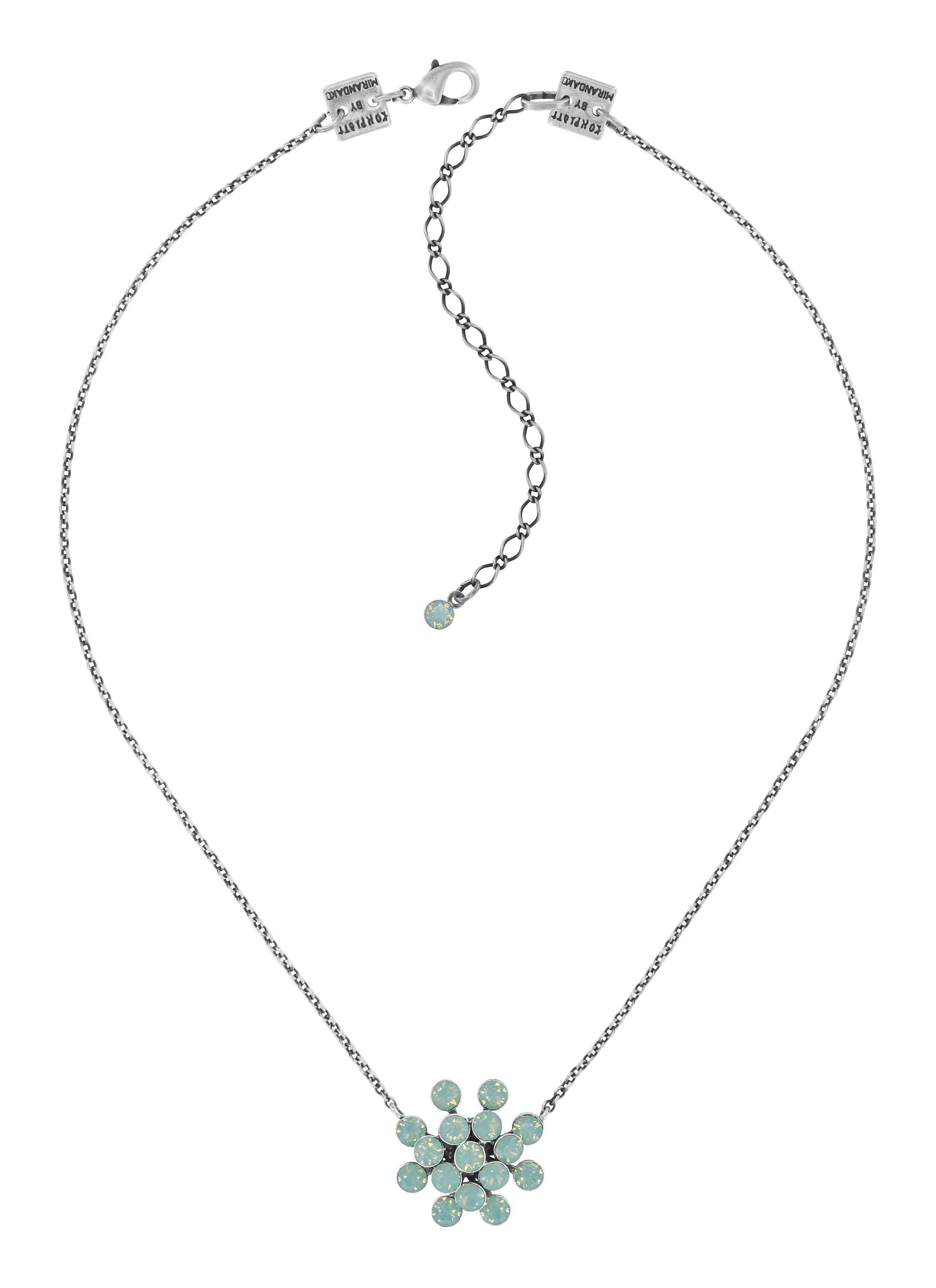 image for Necklace Pendant Magic Fireball Light Green chrysolite opal Classic Size (21mm Ø)