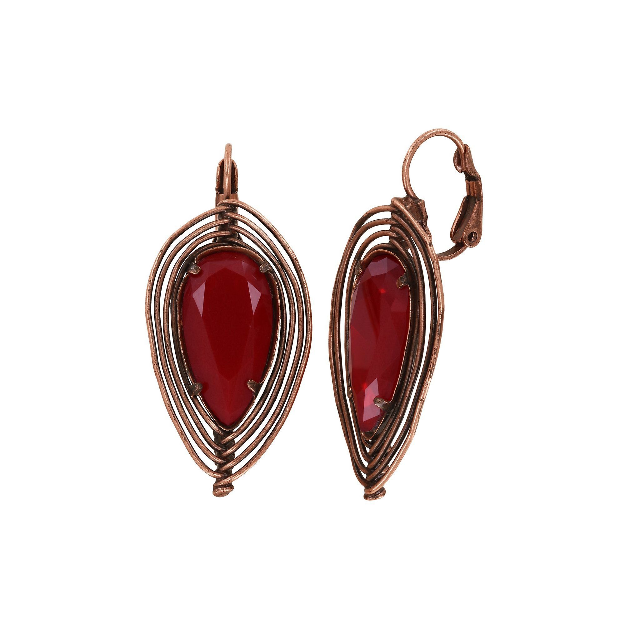 image for Earring Eurowire Amazonia Red  size S
