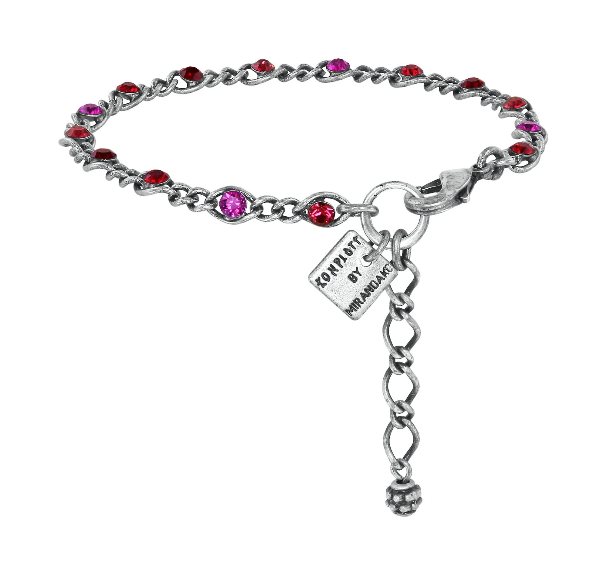 image for Bracelet Magic Fireball Dance Of Red red/coralline mini