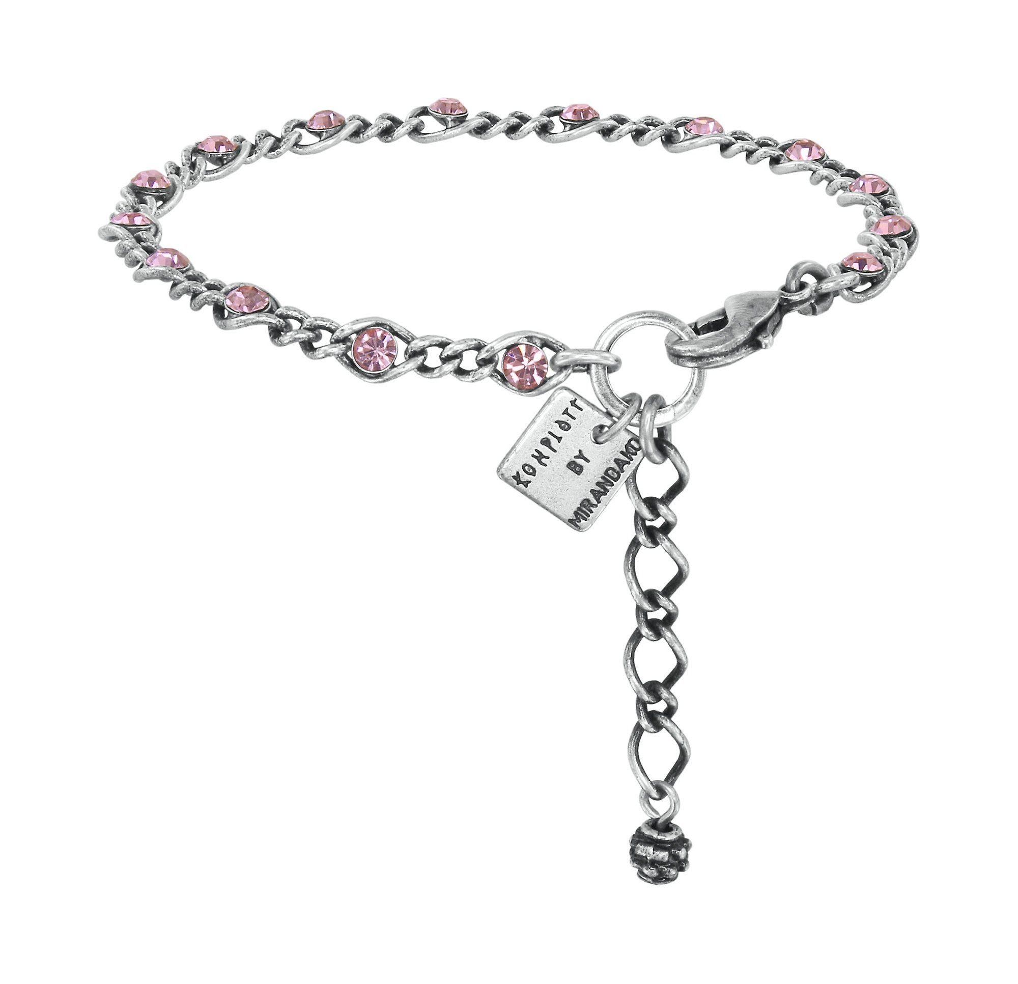 image for Bracelet Magic Fireball Pink vintage rose mini