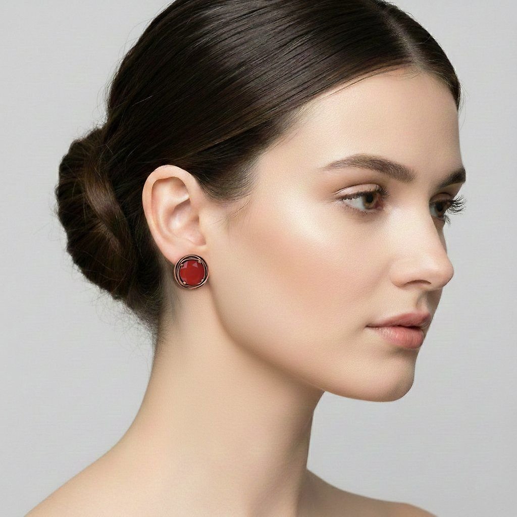 Bild für Ohrstecker Amazonia Rot OA105 13mm