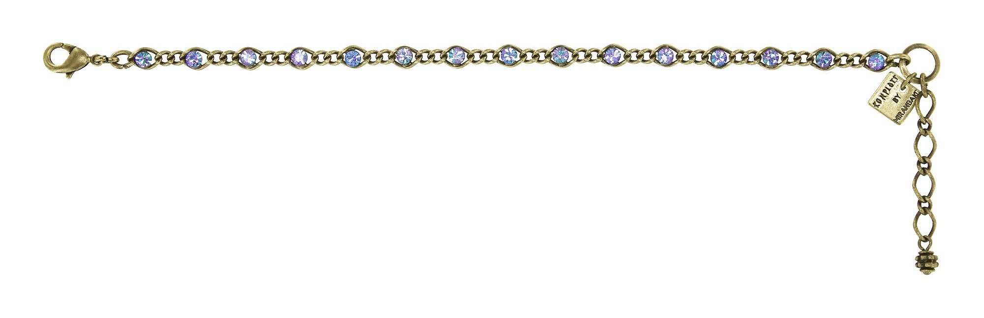 image for Bracelet Magic Fireball White / Light Rose crystal vitrail light mini