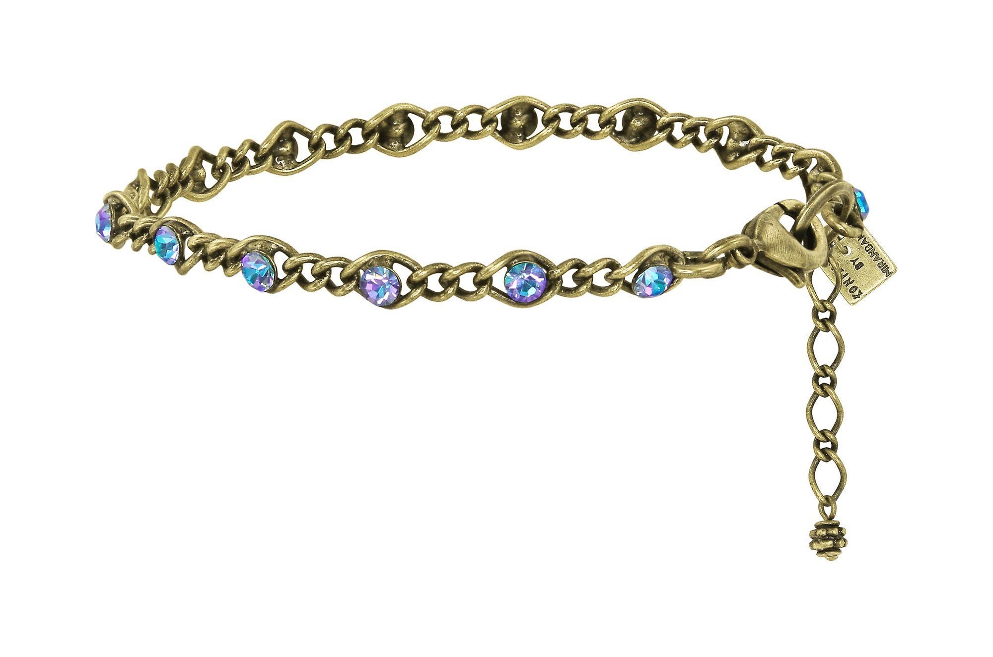 image for Bracelet Magic Fireball White / Light Rose crystal vitrail light mini