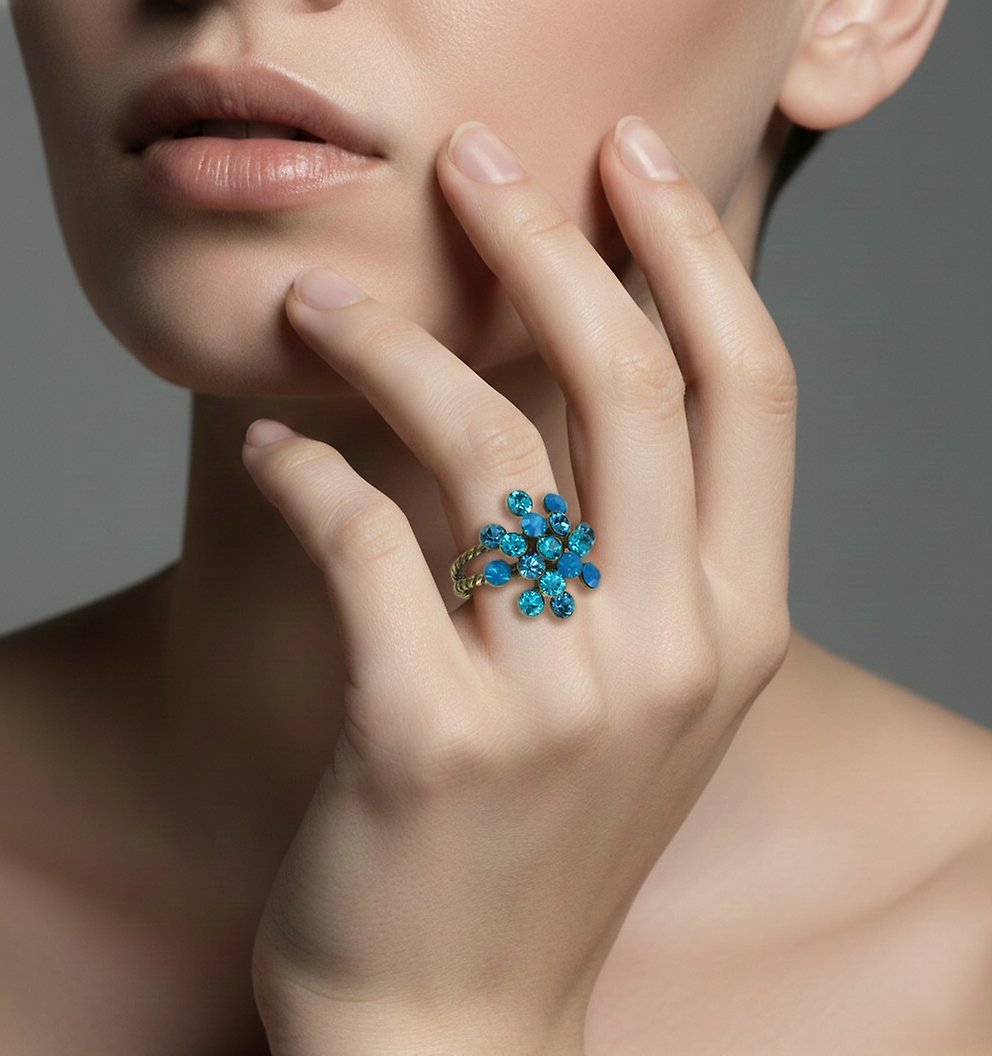 image for Ring Magic Fireball Dark Blue  Classic Size (21mm Ø)