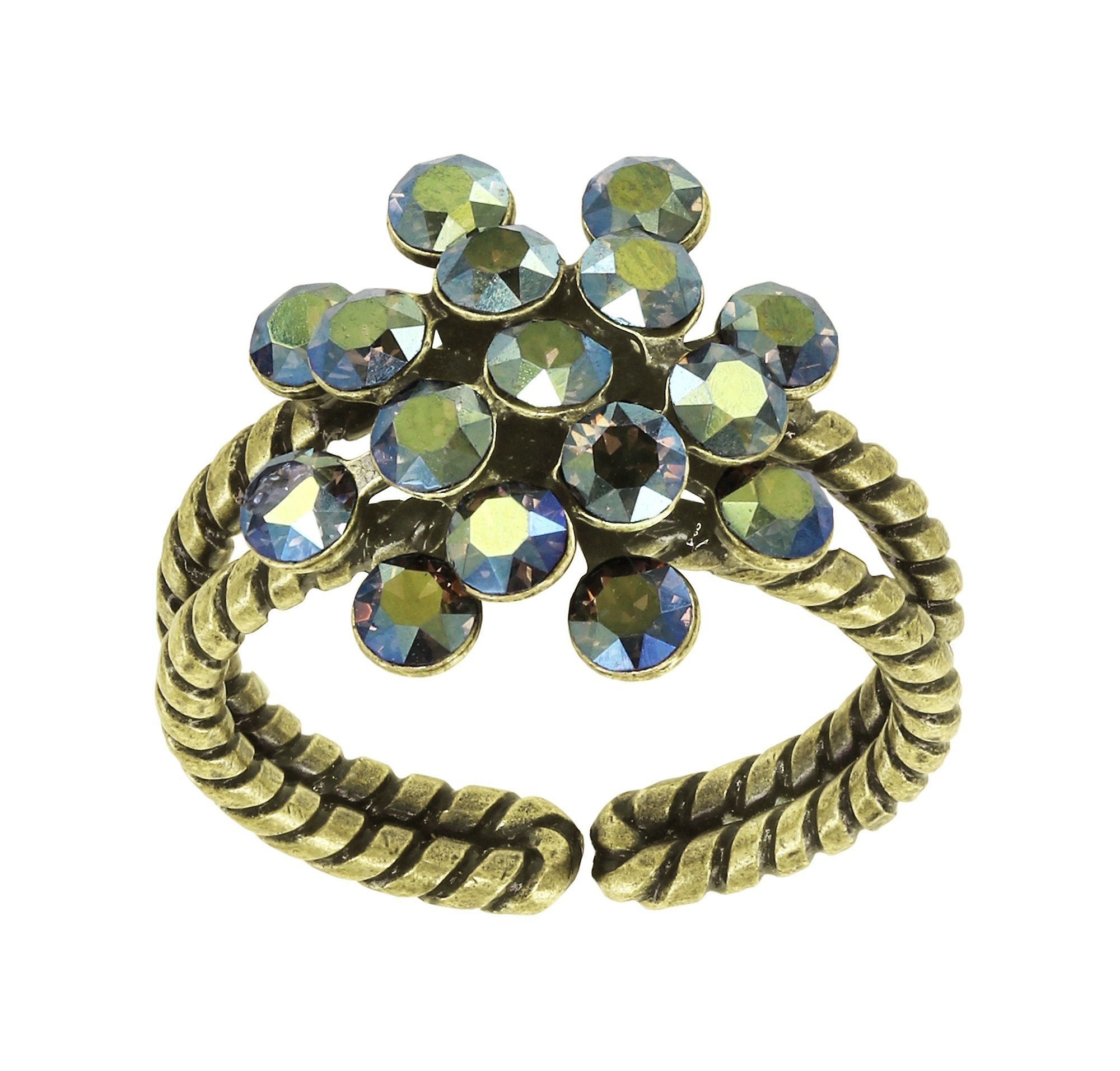 Kép Ring Magic Fireball Green crystal iridescent green mini