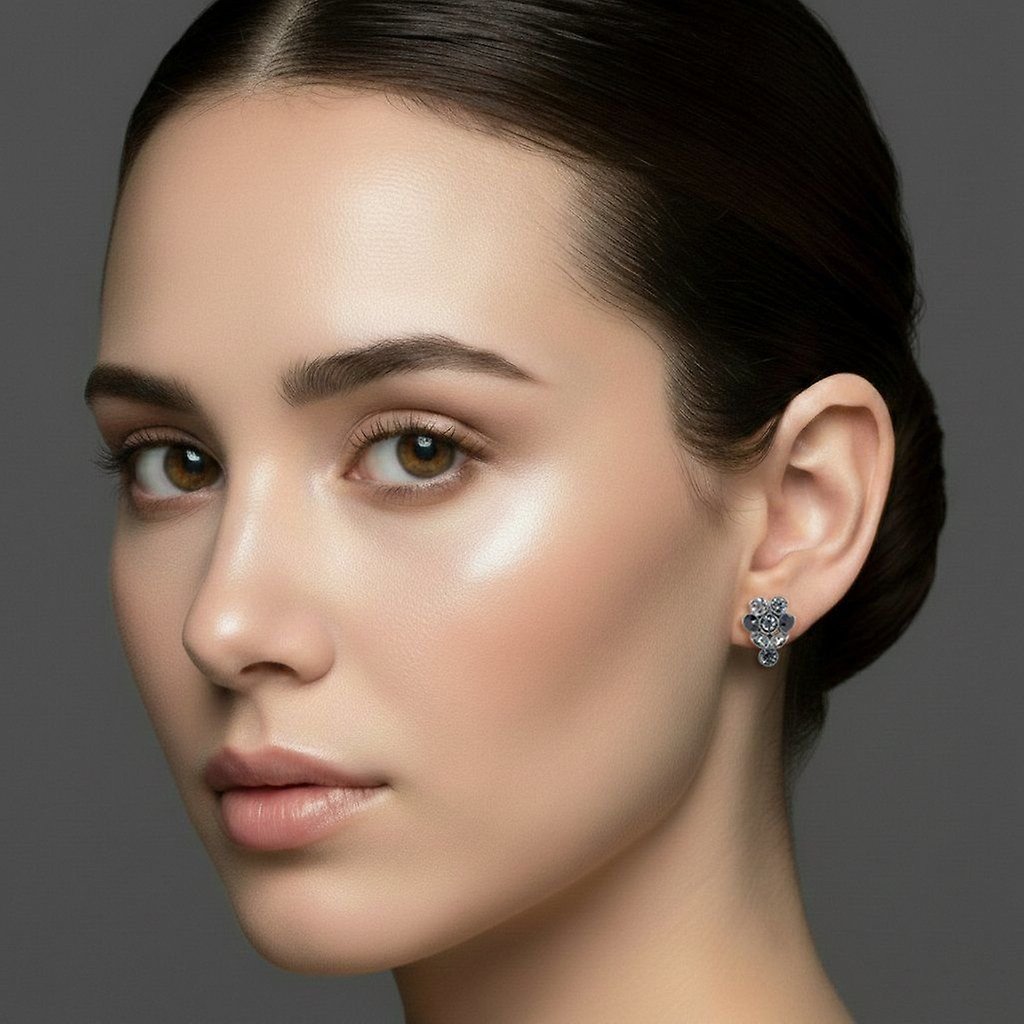 image pour Clou d'oreille Magic Fireball Gris  