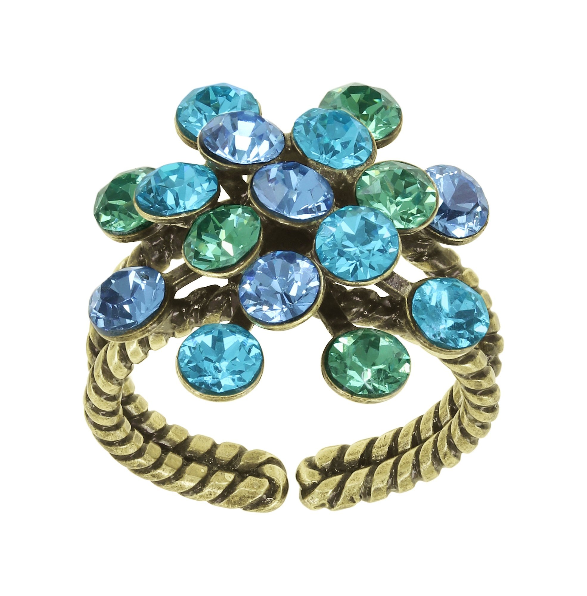 image pour Anneau Magic Fireball Bleu / Vert  Classic Size (21mm Ø)