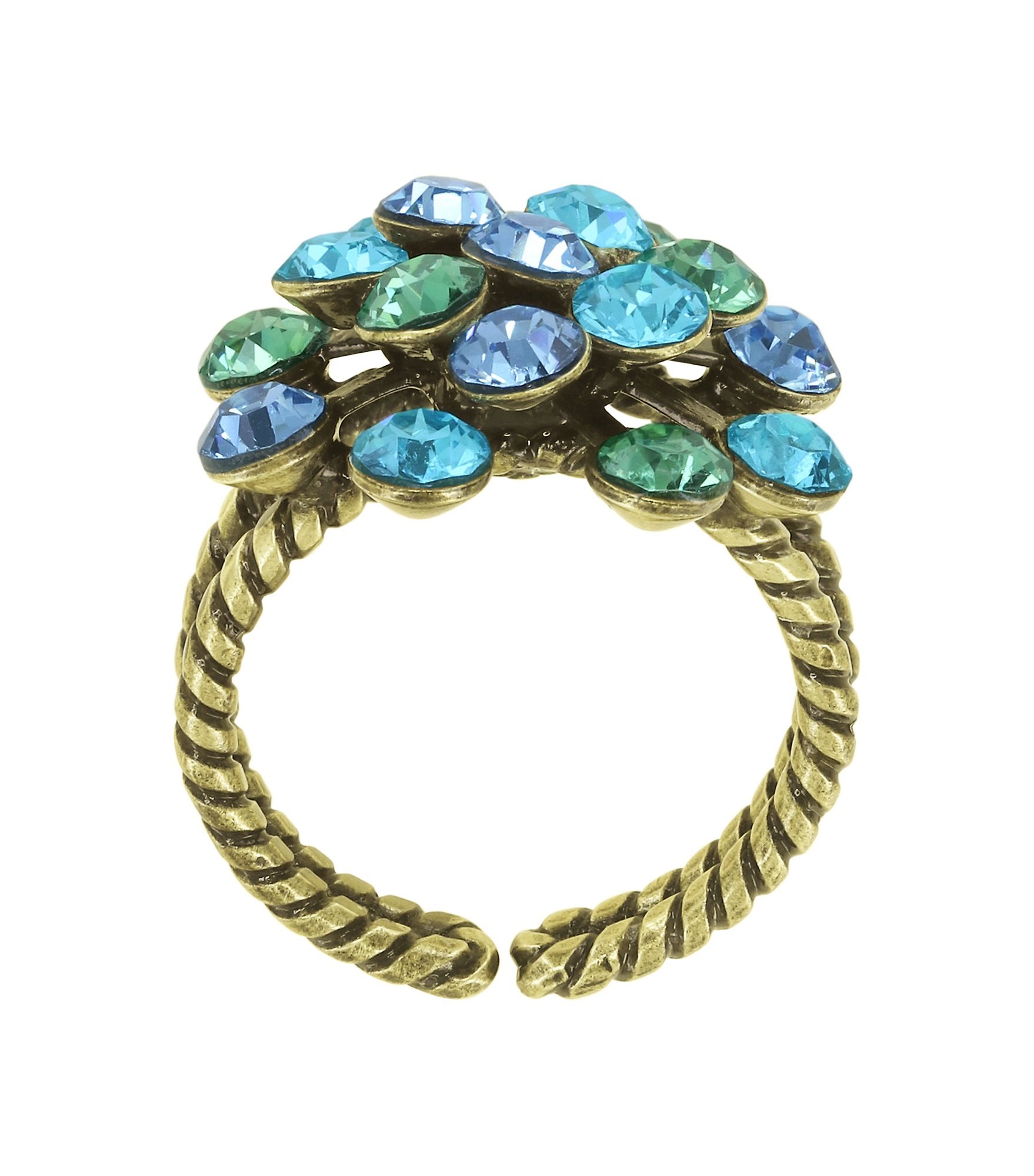 image pour Anneau Magic Fireball Bleu / Vert  Classic Size (21mm Ø)