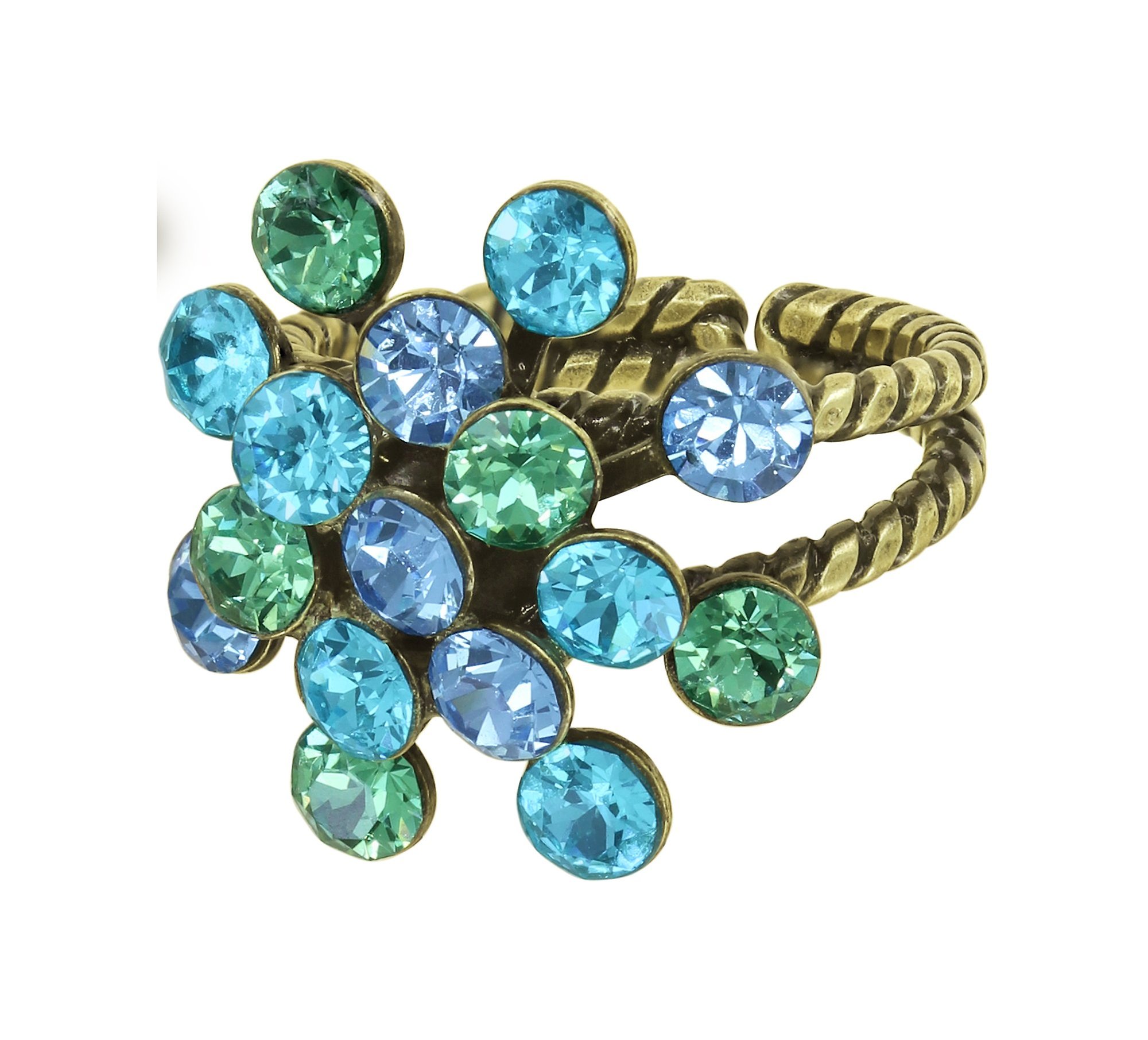 image pour Anneau Magic Fireball Bleu / Vert  Classic Size (21mm Ø)