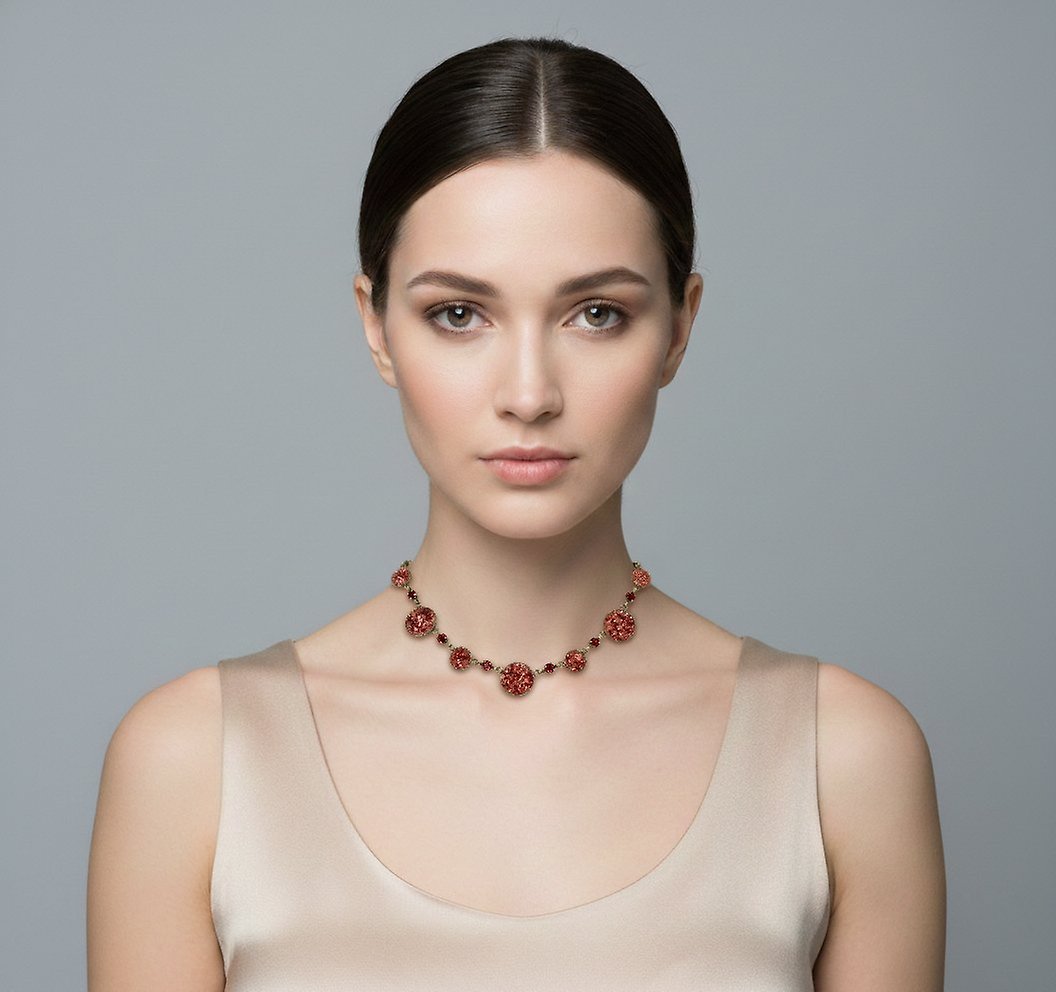 image pour Collier Studio 54 Rose  size S,XS