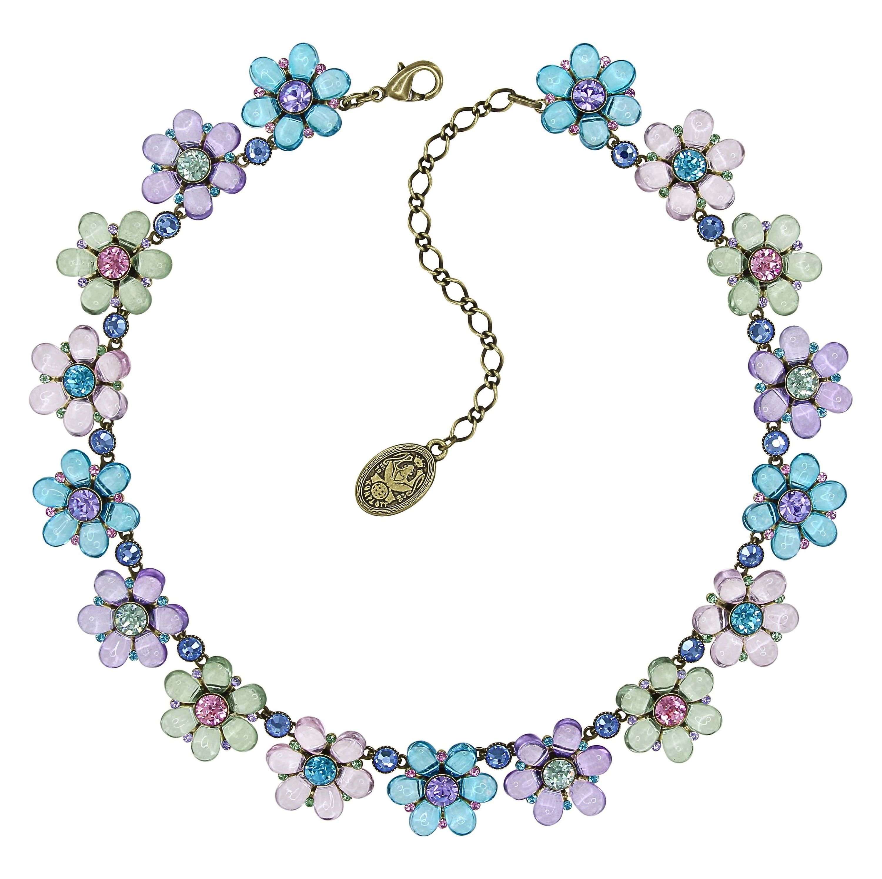 image for Necklace Collier Daisy Love Pastel Multi  