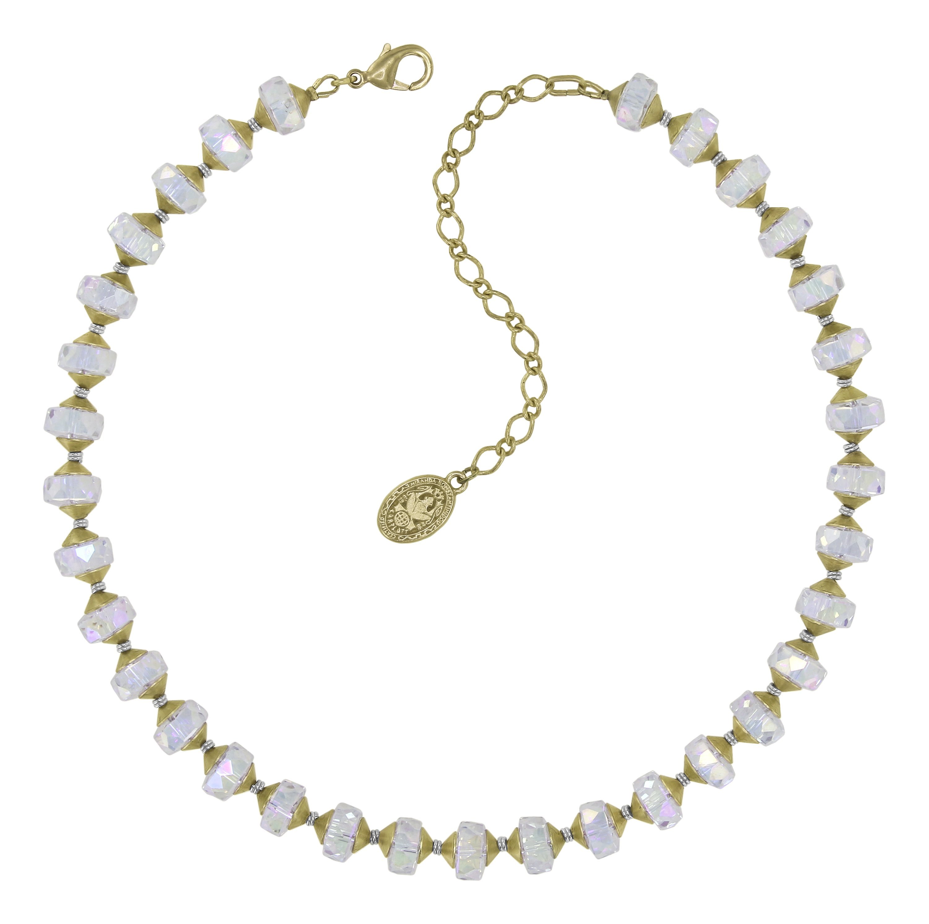 image for Necklace Office Glimpse White  size L