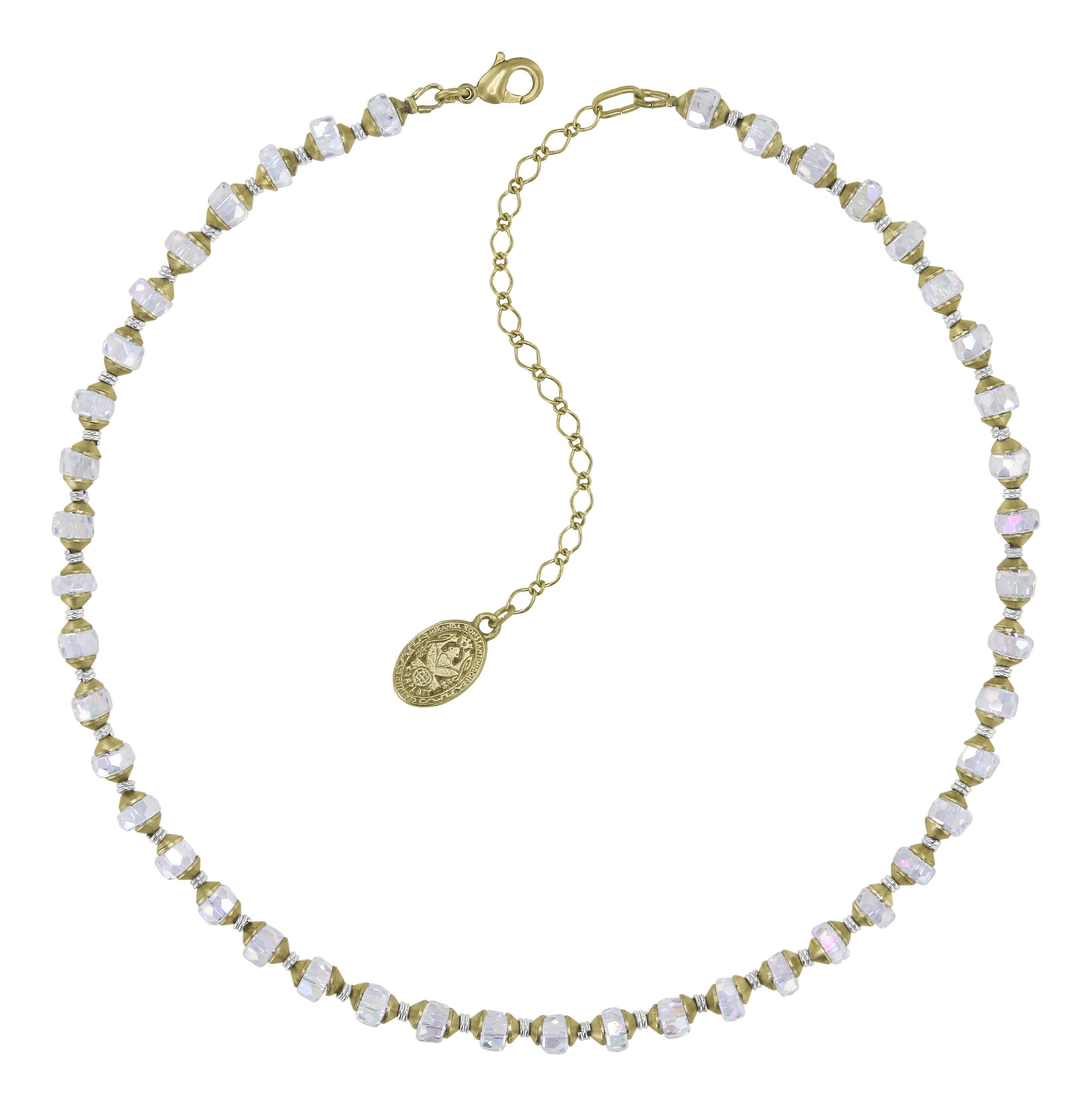 image for Necklace Office Glimpse White  size S